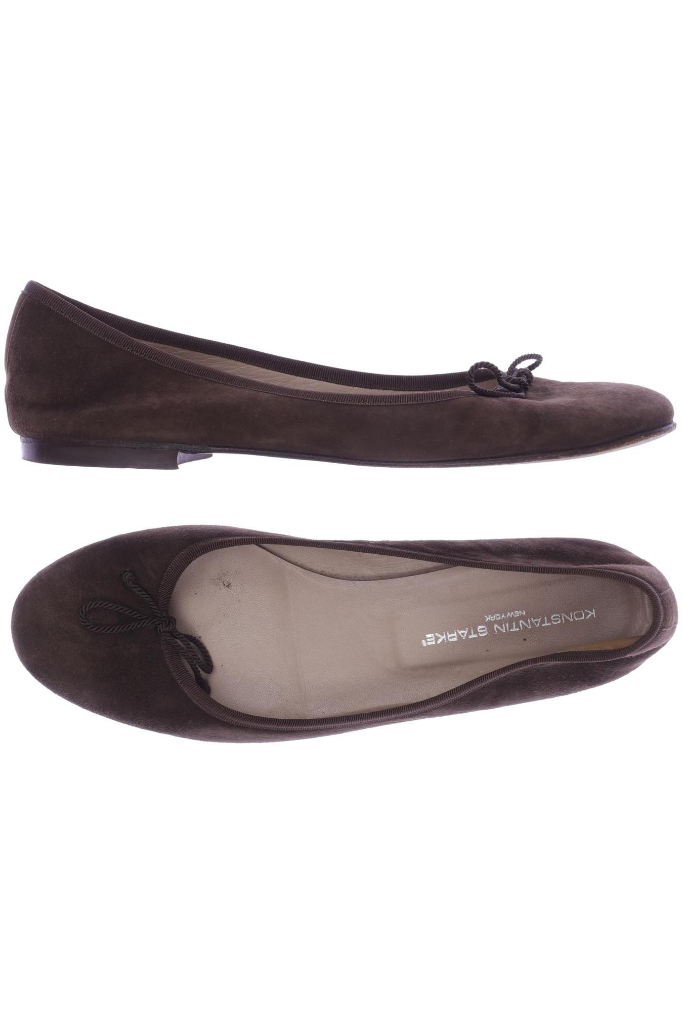 

Konstantin Starke Damen Ballerinas, braun, Gr. 40.5