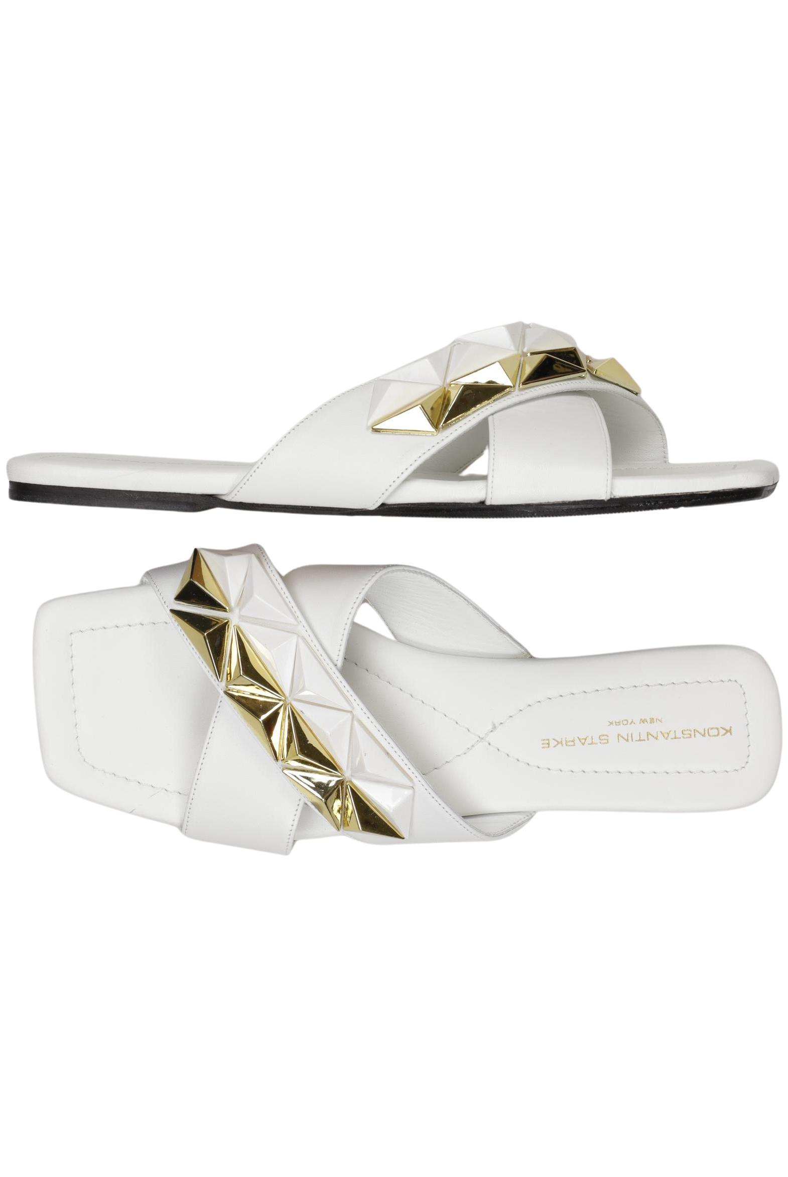 

Konstantin Starke Damen Sandale, weiß, Gr. 42