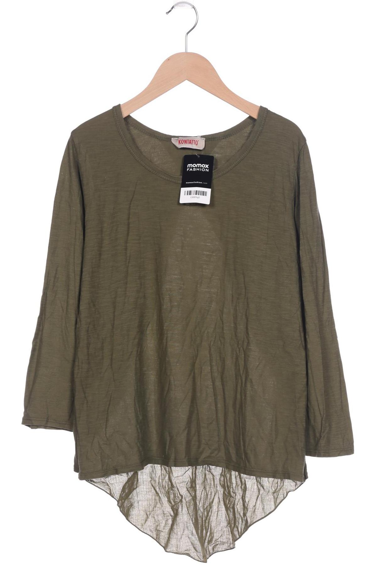 

Kontatto Damen Langarmshirt, grün, Gr. 38
