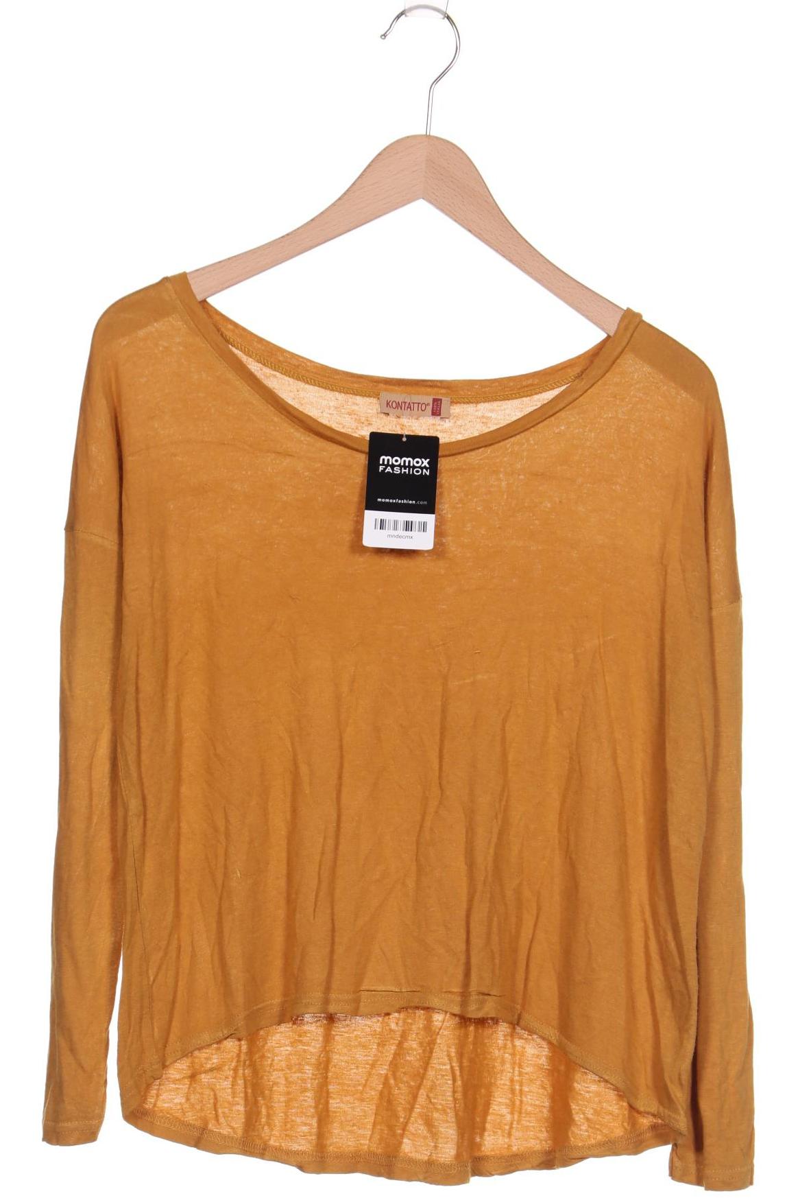 

KONTATTO Damen Langarmshirt, gelb