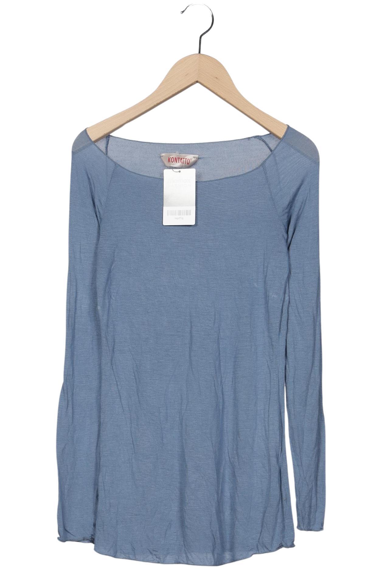 

Kontatto Damen Langarmshirt, blau, Gr. 36