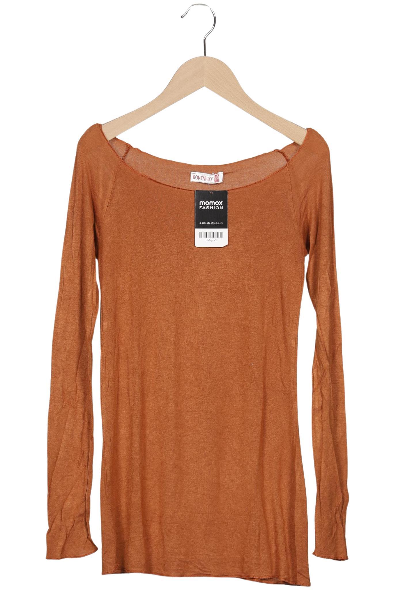 

Kontatto Damen Langarmshirt, braun, Gr. 34