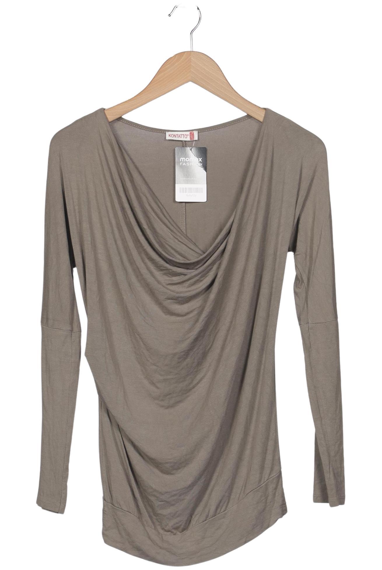 

Kontatto Damen Langarmshirt, grau, Gr. 38