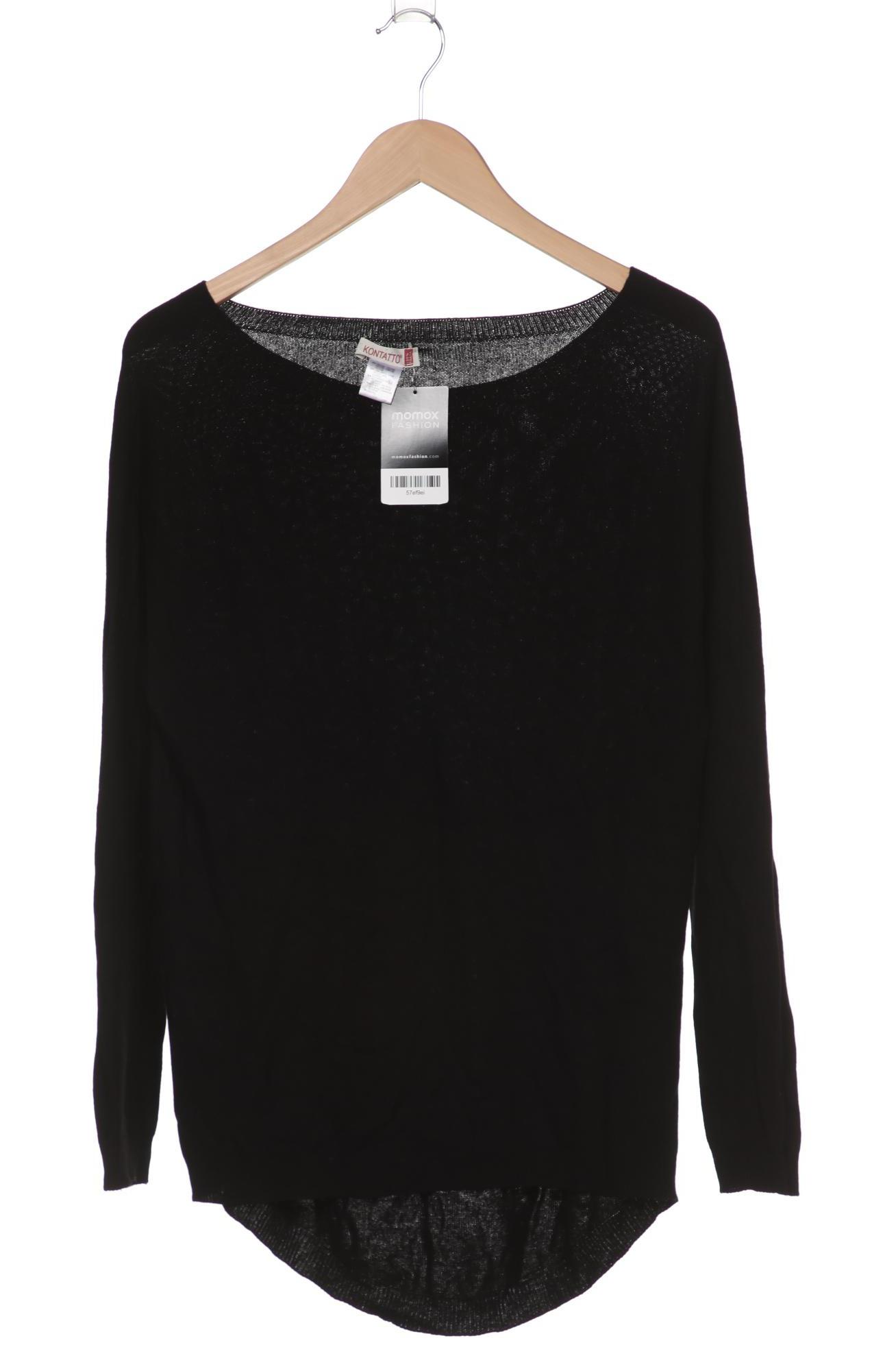 

Kontatto Damen Pullover, schwarz, Gr. 38
