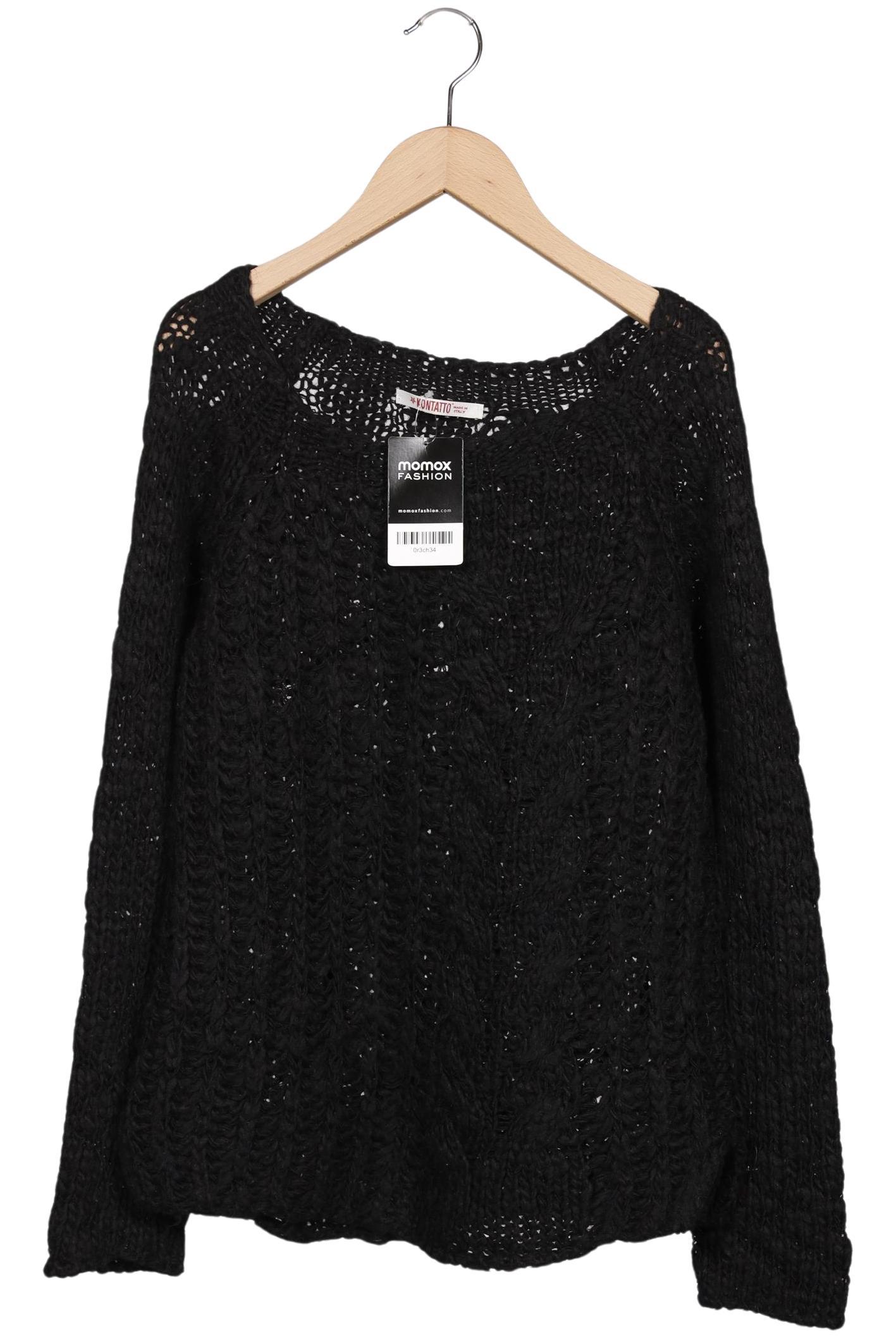 

Kontatto Damen Pullover, schwarz, Gr. 36