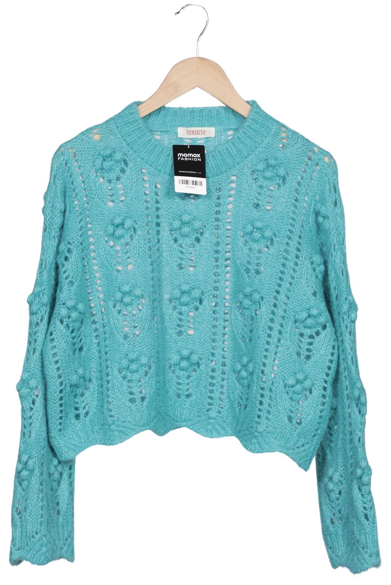 

Kontatto Damen Pullover, türkis, Gr. 38