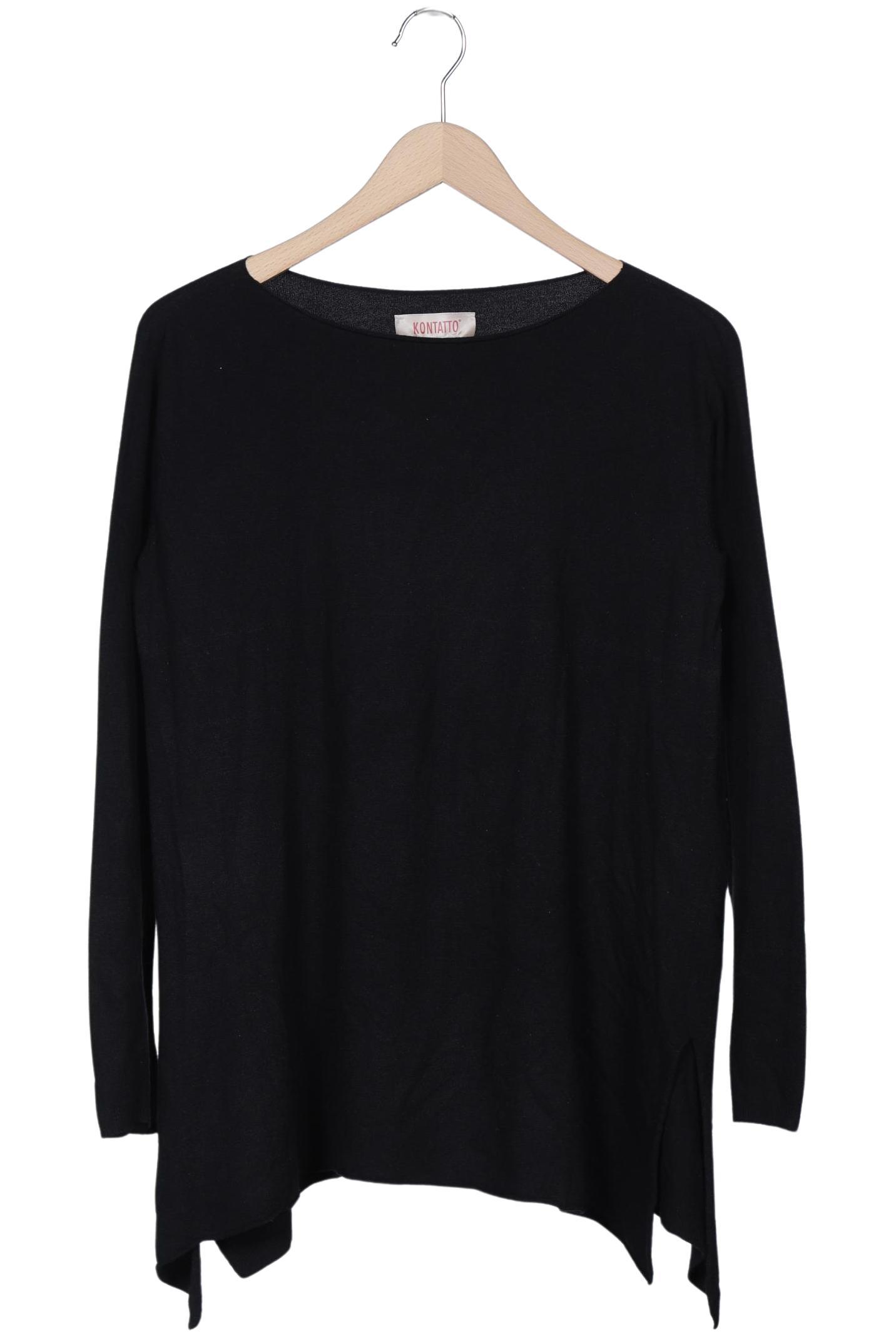 

Kontatto Damen Pullover, schwarz, Gr. 38