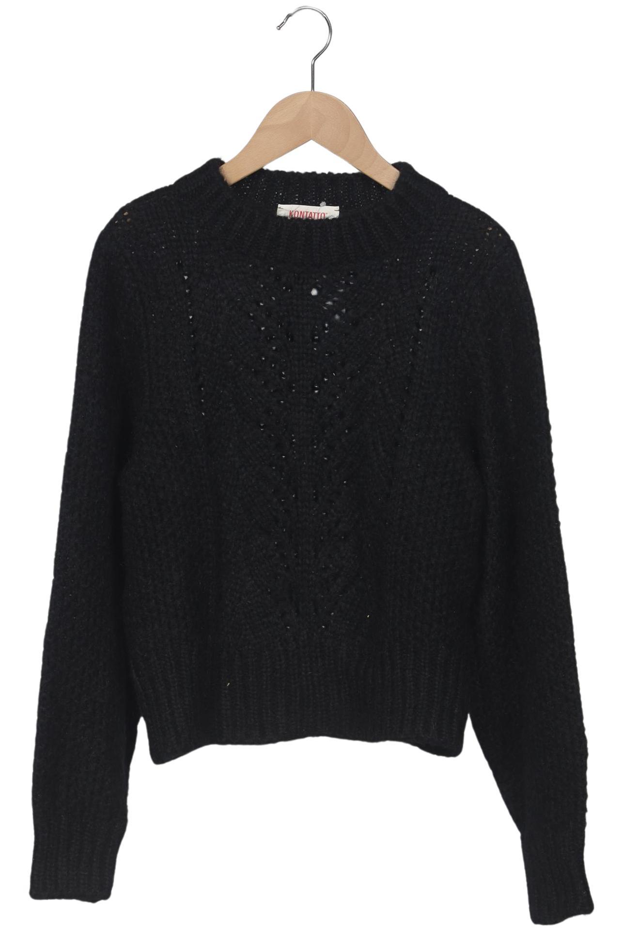 

Kontatto Damen Pullover, schwarz, Gr. 38