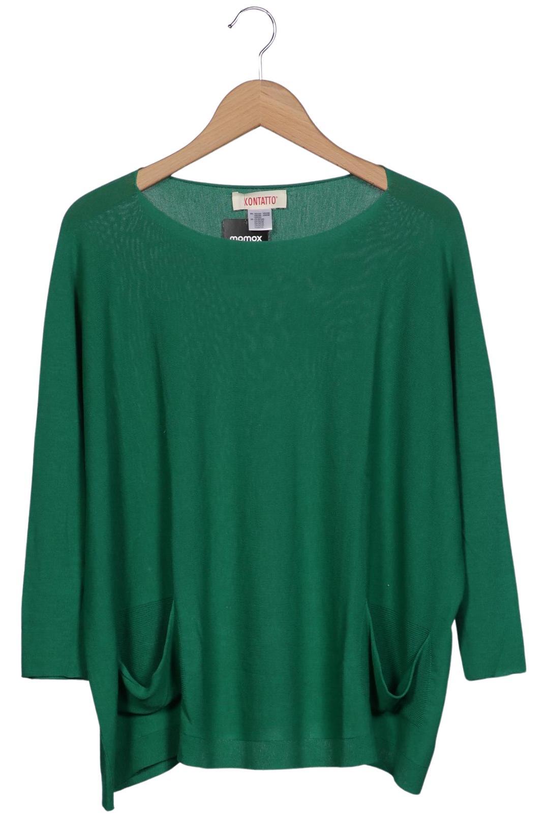 

Kontatto Damen Pullover, grün, Gr. 38