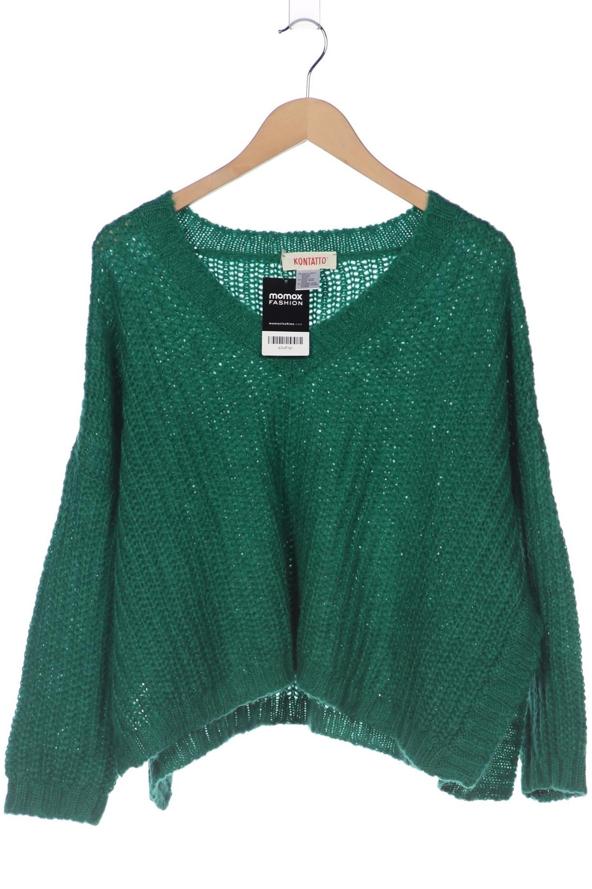 

Kontatto Damen Pullover, grün, Gr. 38