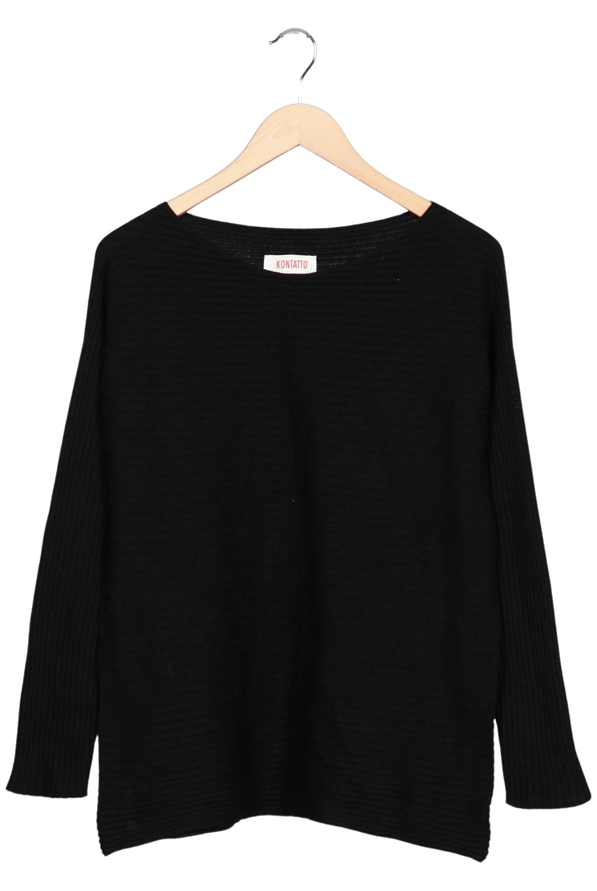 

Kontatto Damen Pullover, schwarz, Gr. 44