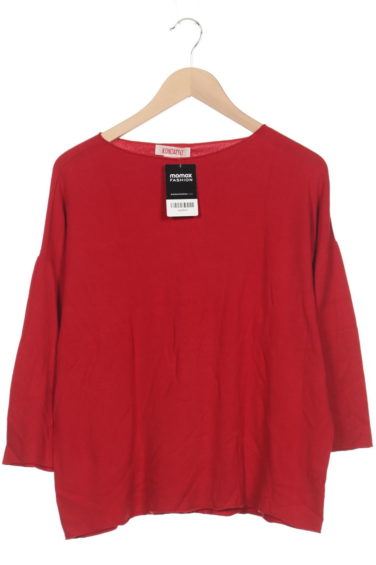 Thumbnail - Kontatto Damen Pullover, rot, Gr. 44