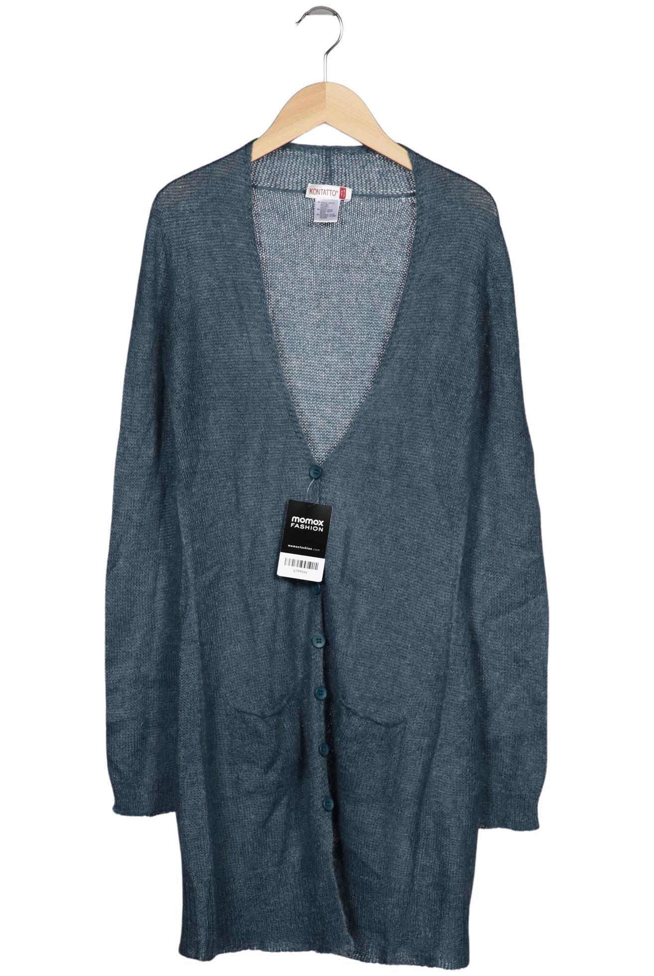 

Kontatto Damen Strickjacke, blau, Gr. 34