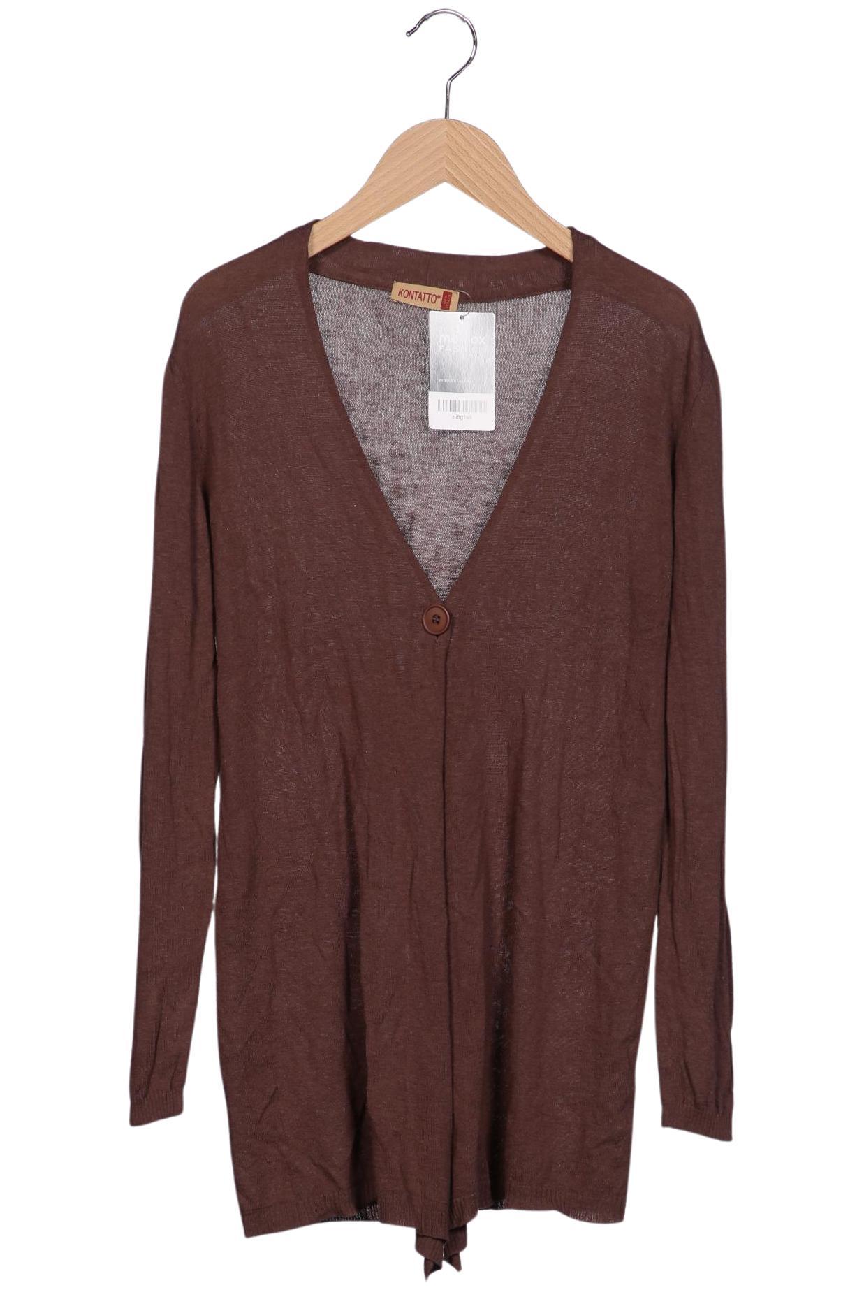 

Kontatto Damen Strickjacke, braun, Gr. 38