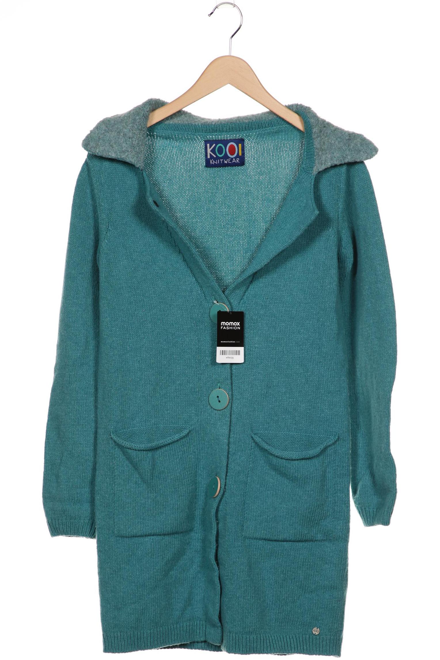 

Kooi Damen Strickjacke, türkis, Gr. 38