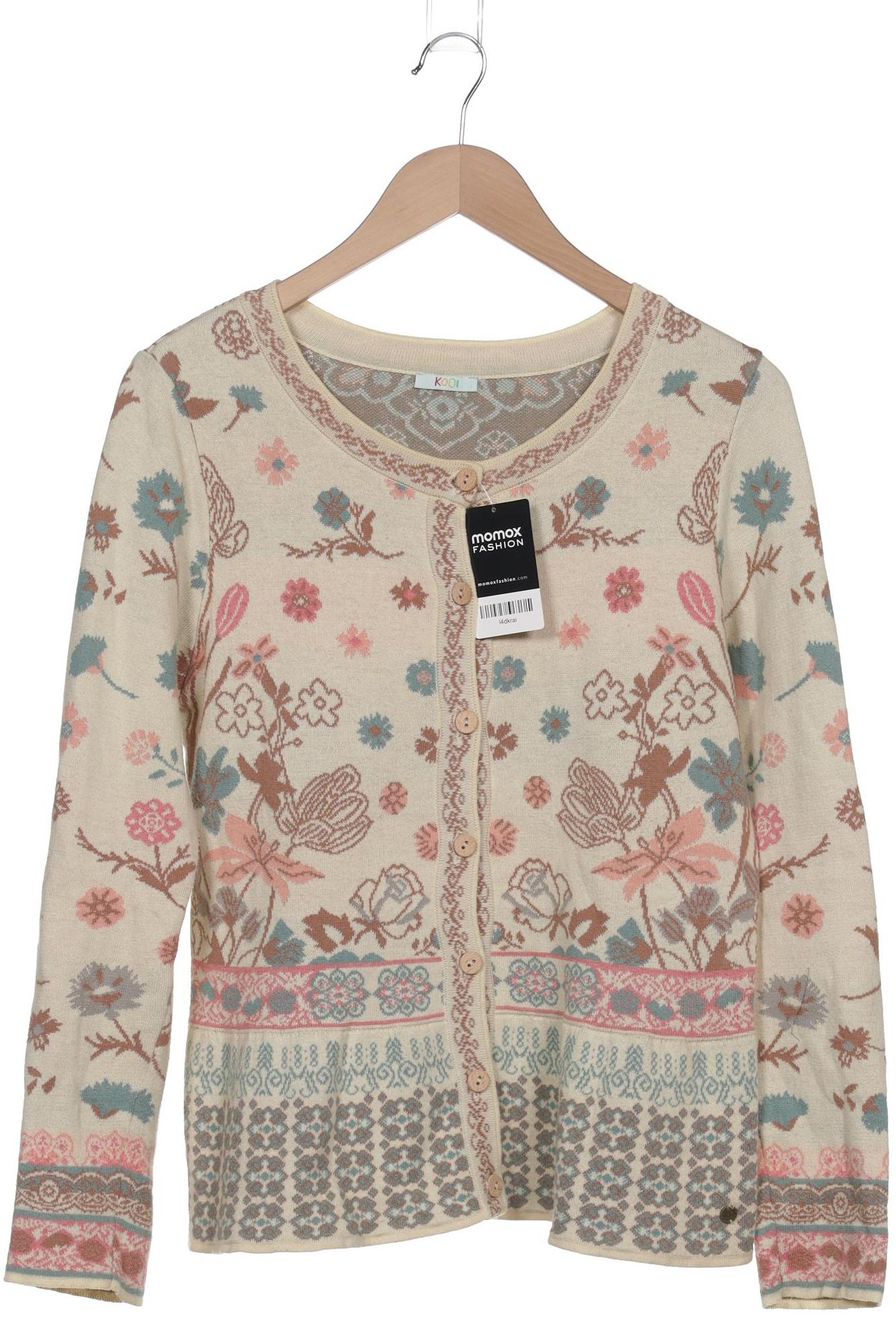 

Kooi Damen Strickjacke, beige, Gr. 38