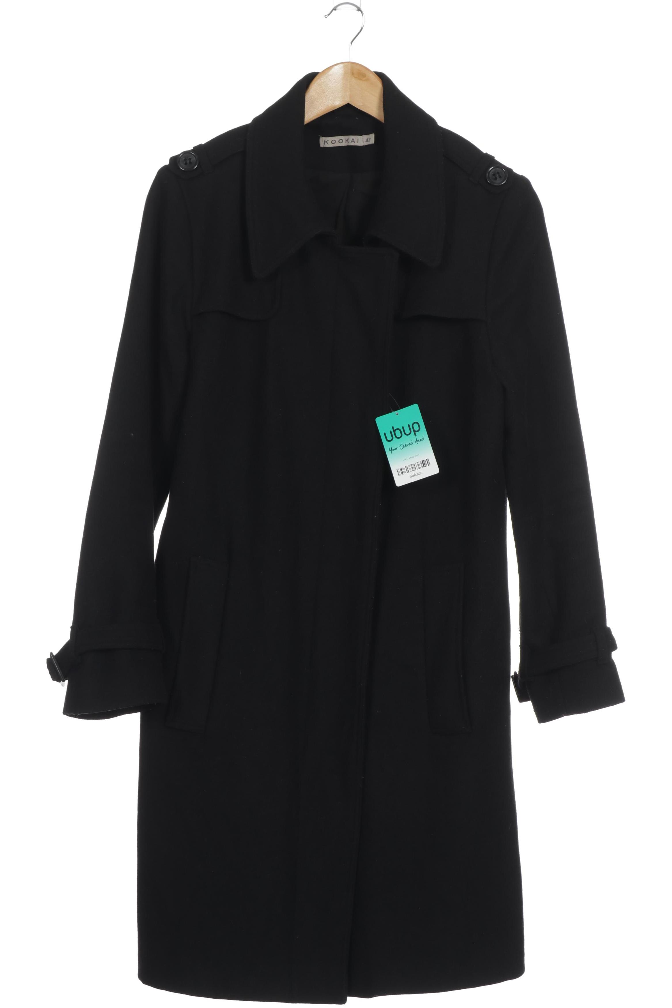 

Kookai Damen Mantel, schwarz, Gr. 42