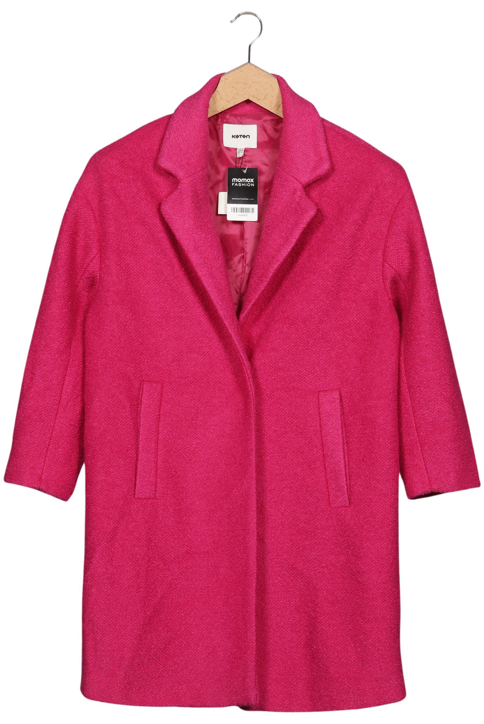 

Koton Damen Mantel, pink, Gr. 42