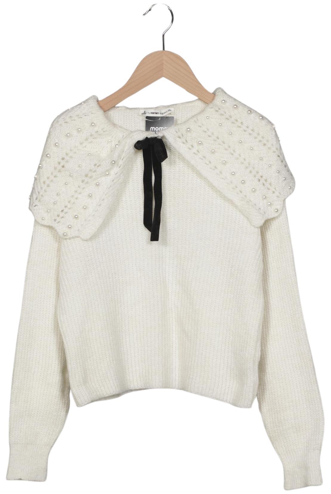 

Koton Damen Pullover, cremeweiß, Gr. 34