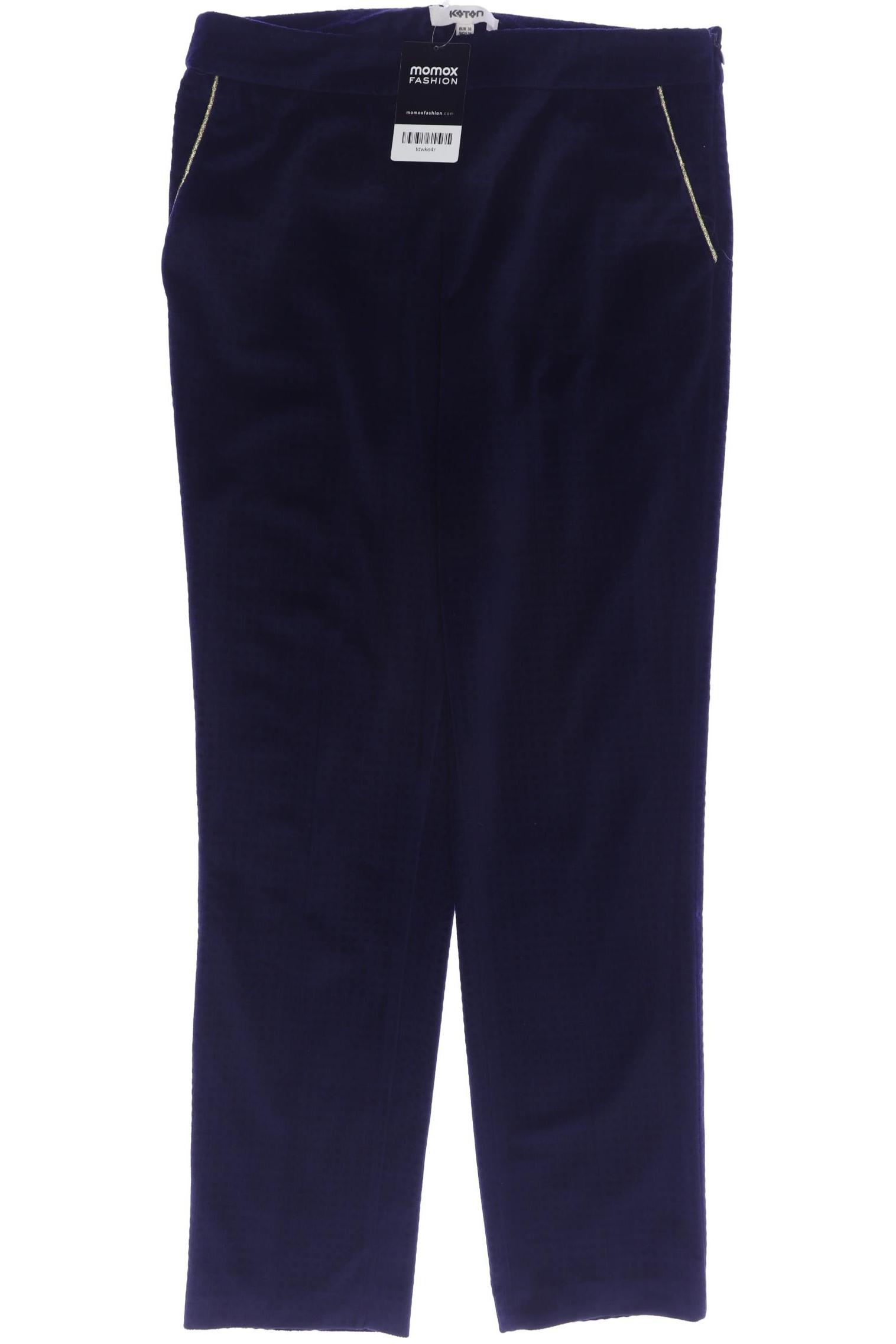 

Koton Damen Stoffhose, marineblau, Gr. 38