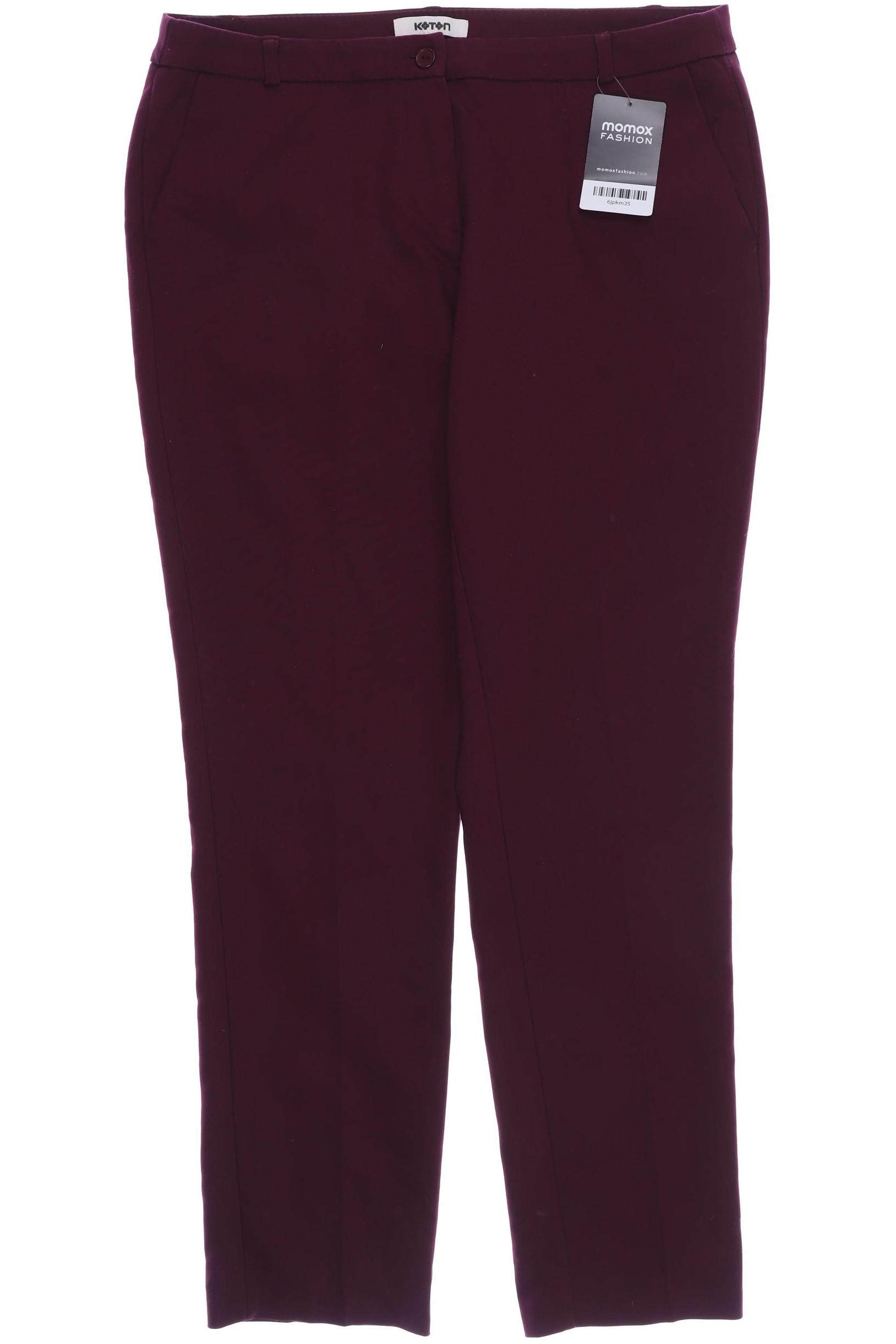 

KOTON Damen Stoffhose, bordeaux