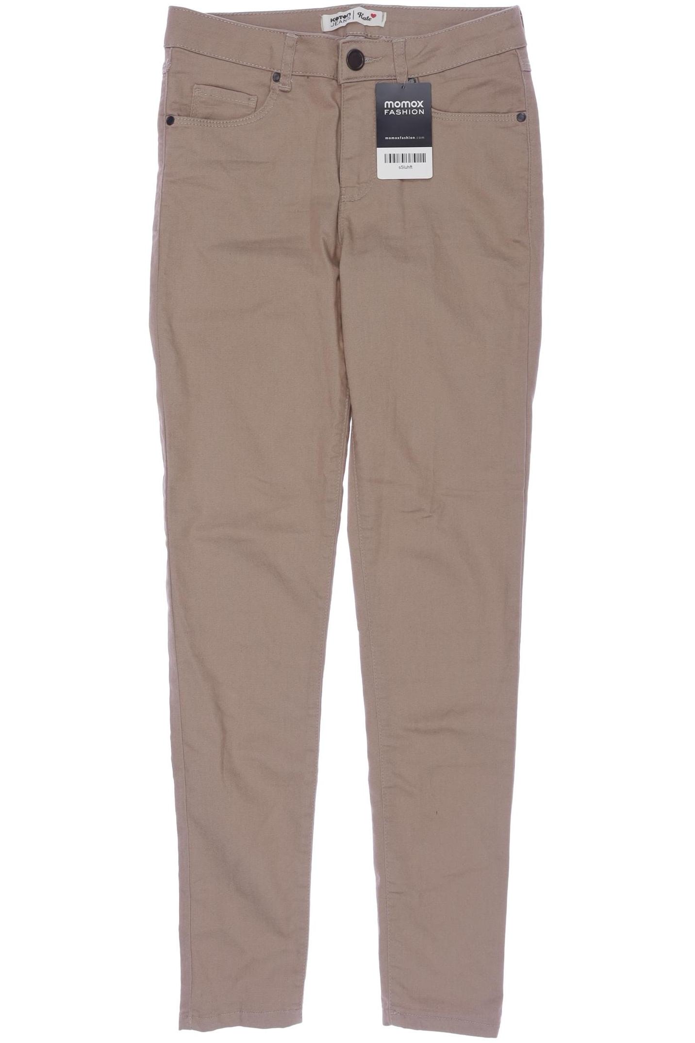 

Koton Damen Stoffhose, beige, Gr. 34