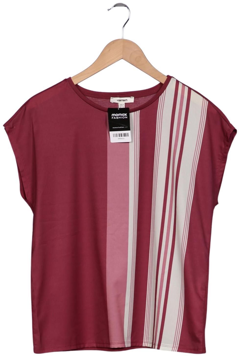 

Koton Damen T-Shirt, bordeaux, Gr. 38