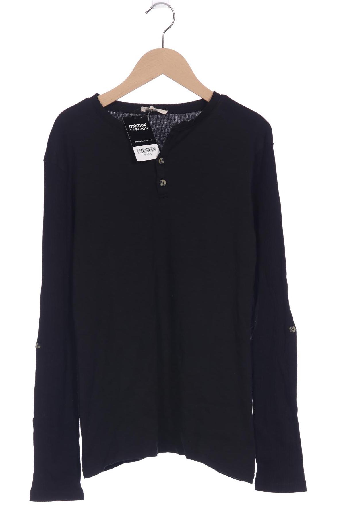 

Koton Herren Langarmshirt, schwarz, Gr. 46