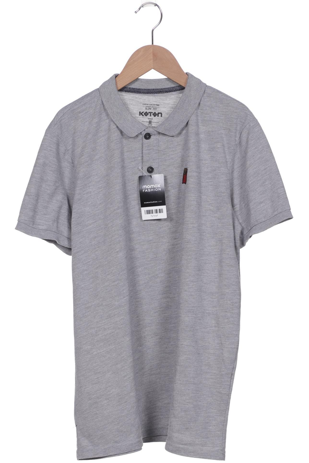 

Koton Herren Poloshirt, grau, Gr. 52