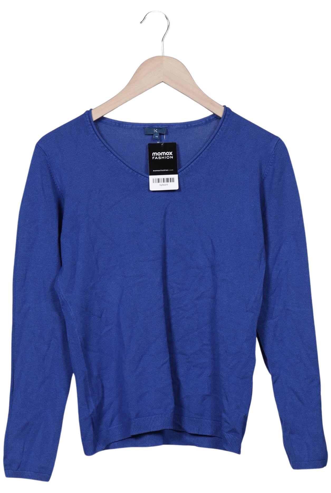 

Kowtow Damen Pullover, blau, Gr. 40