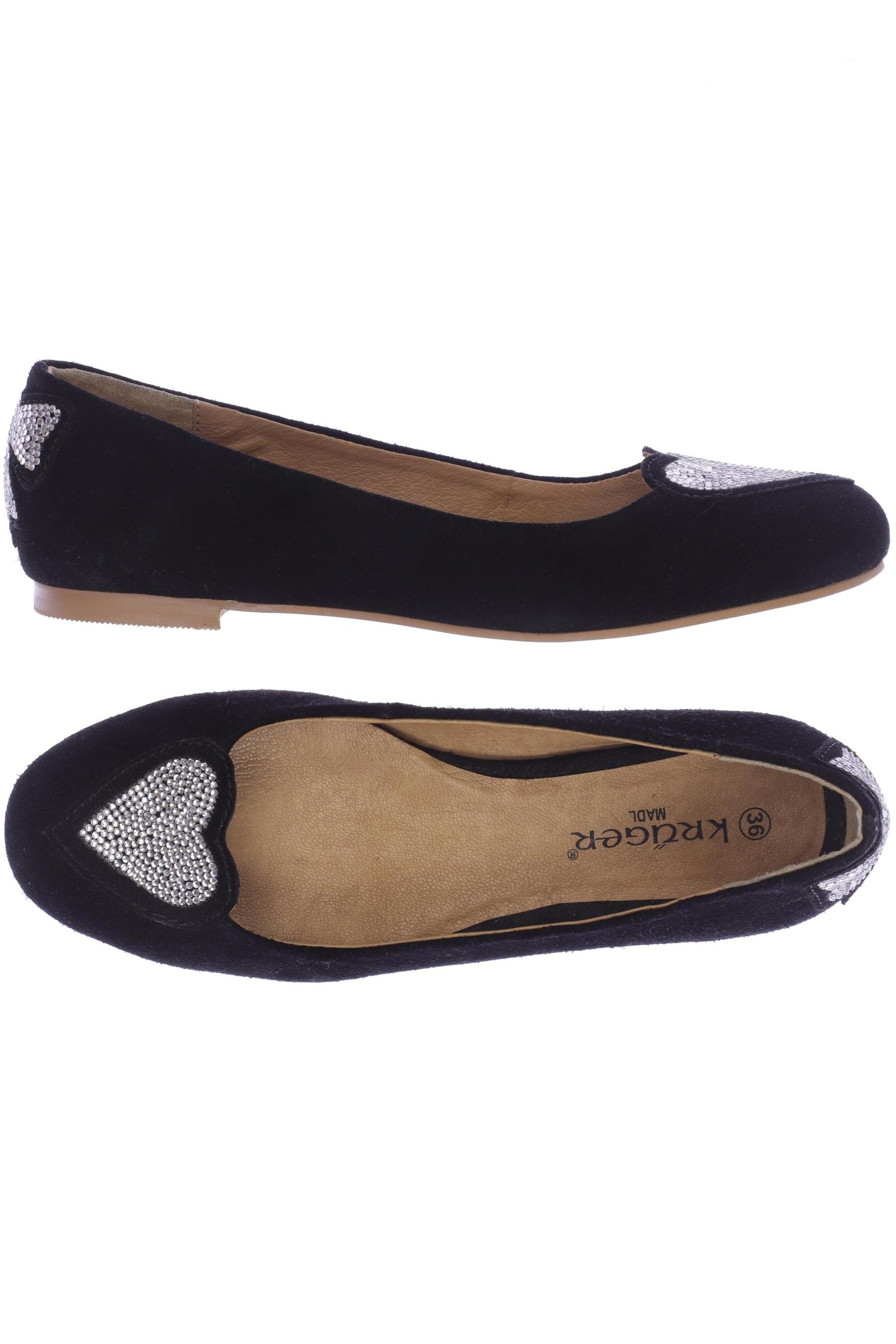 

Krüger Damen Ballerinas, schwarz, Gr. 36