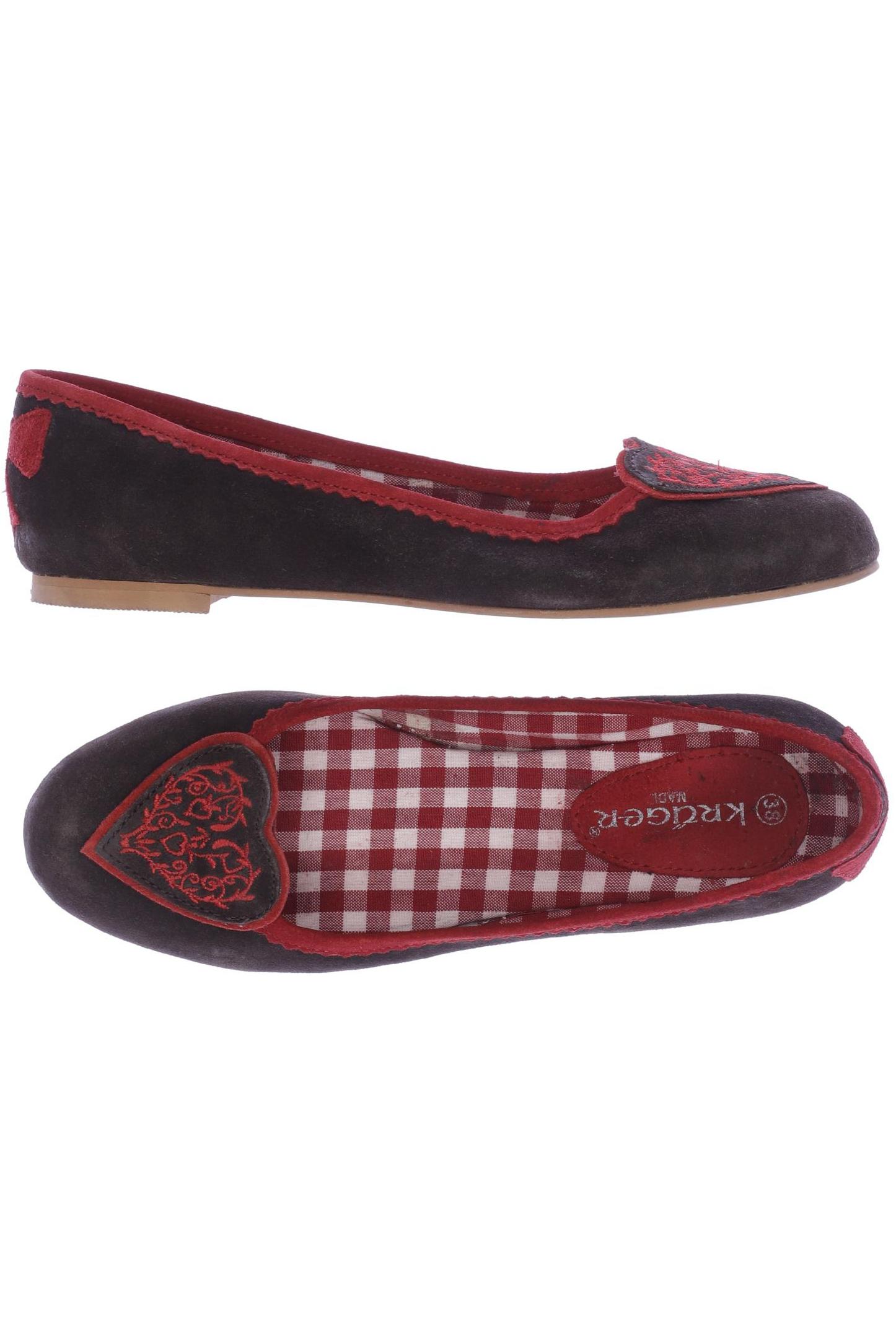 

Krüger Damen Ballerinas, braun, Gr. 38