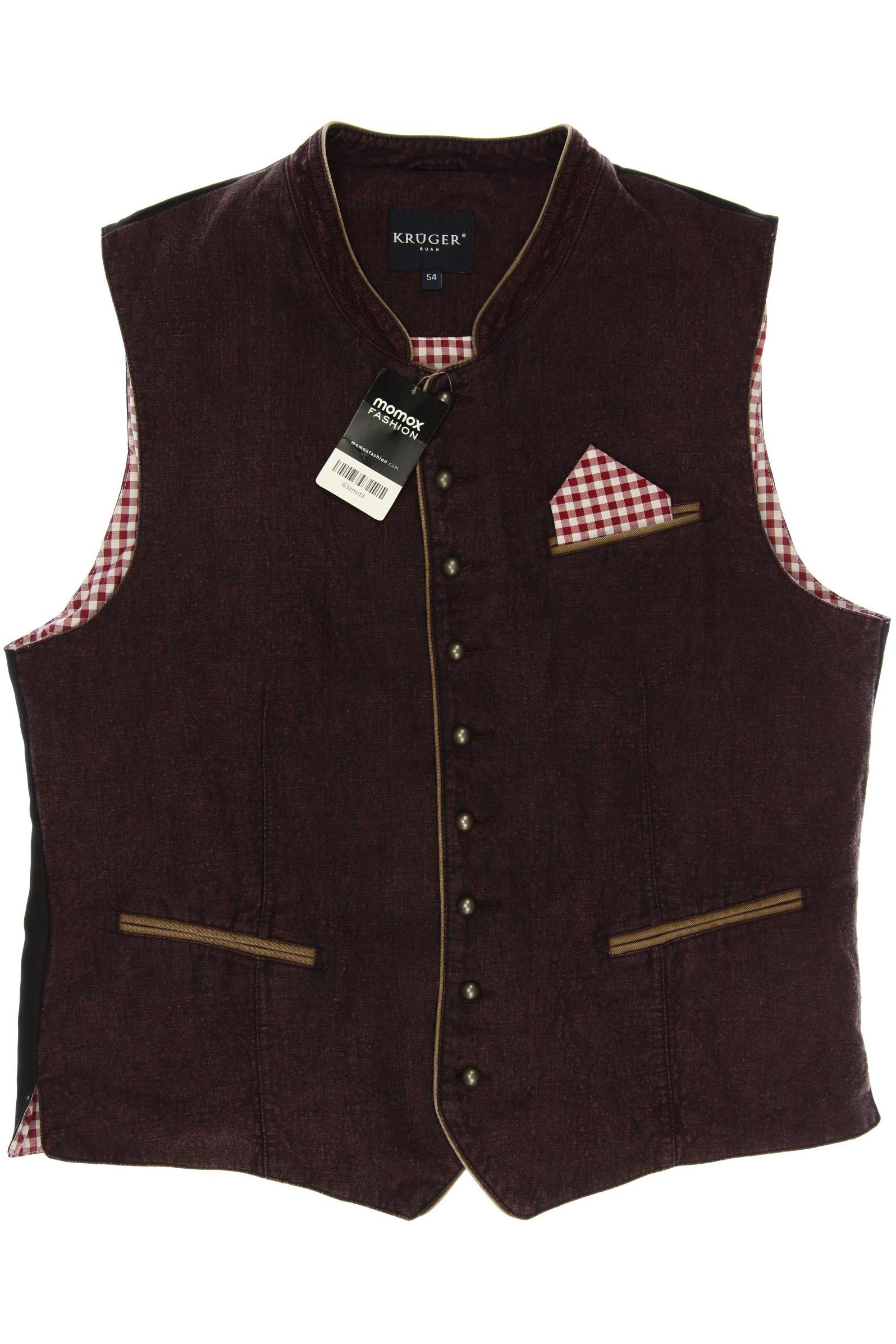 

Krüger Damen Weste, bordeaux, Gr. 54