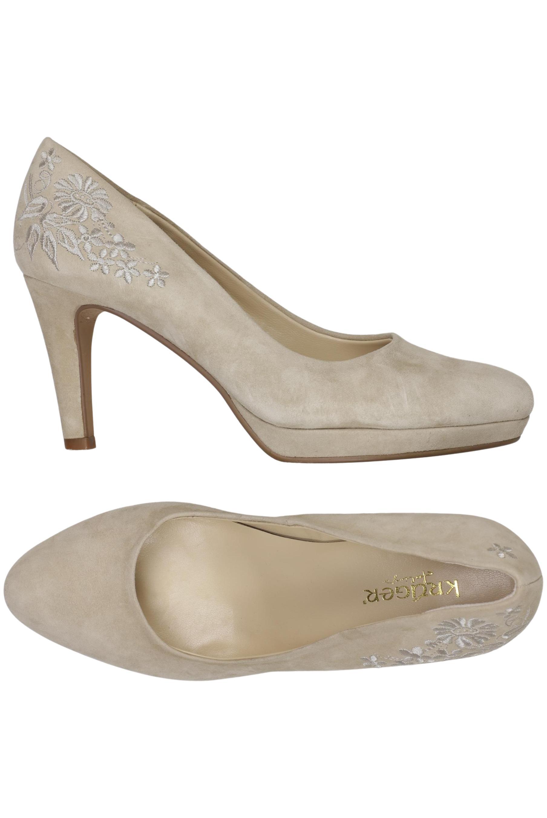 

Krüger Damen Pumps, beige, Gr. 39
