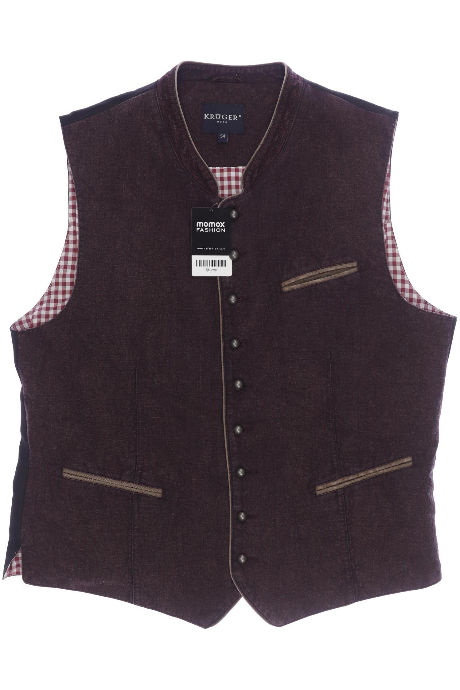 

Krüger Herren Weste, bordeaux, Gr. 54