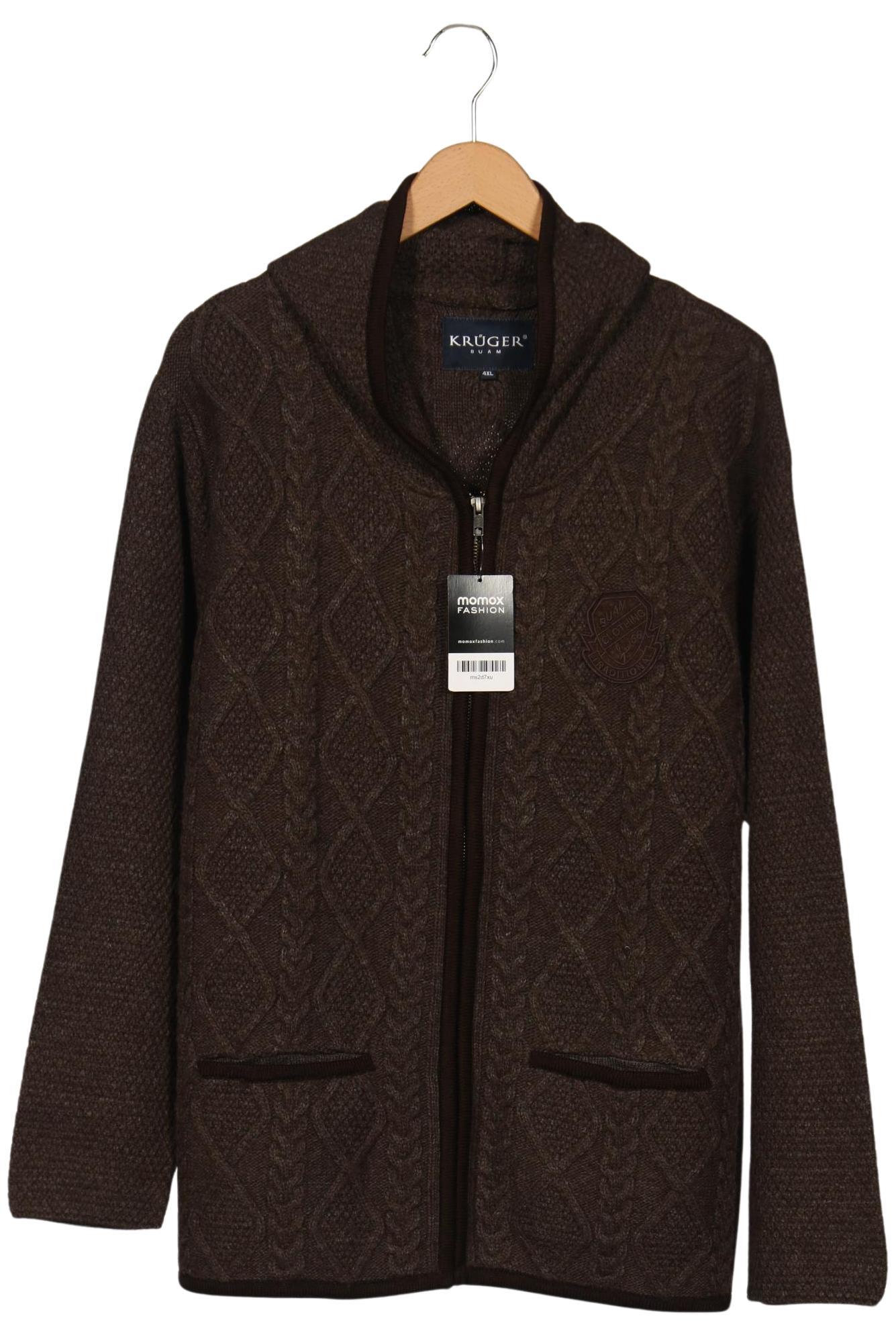

Krüger Herren Strickjacke, braun, Gr. 60