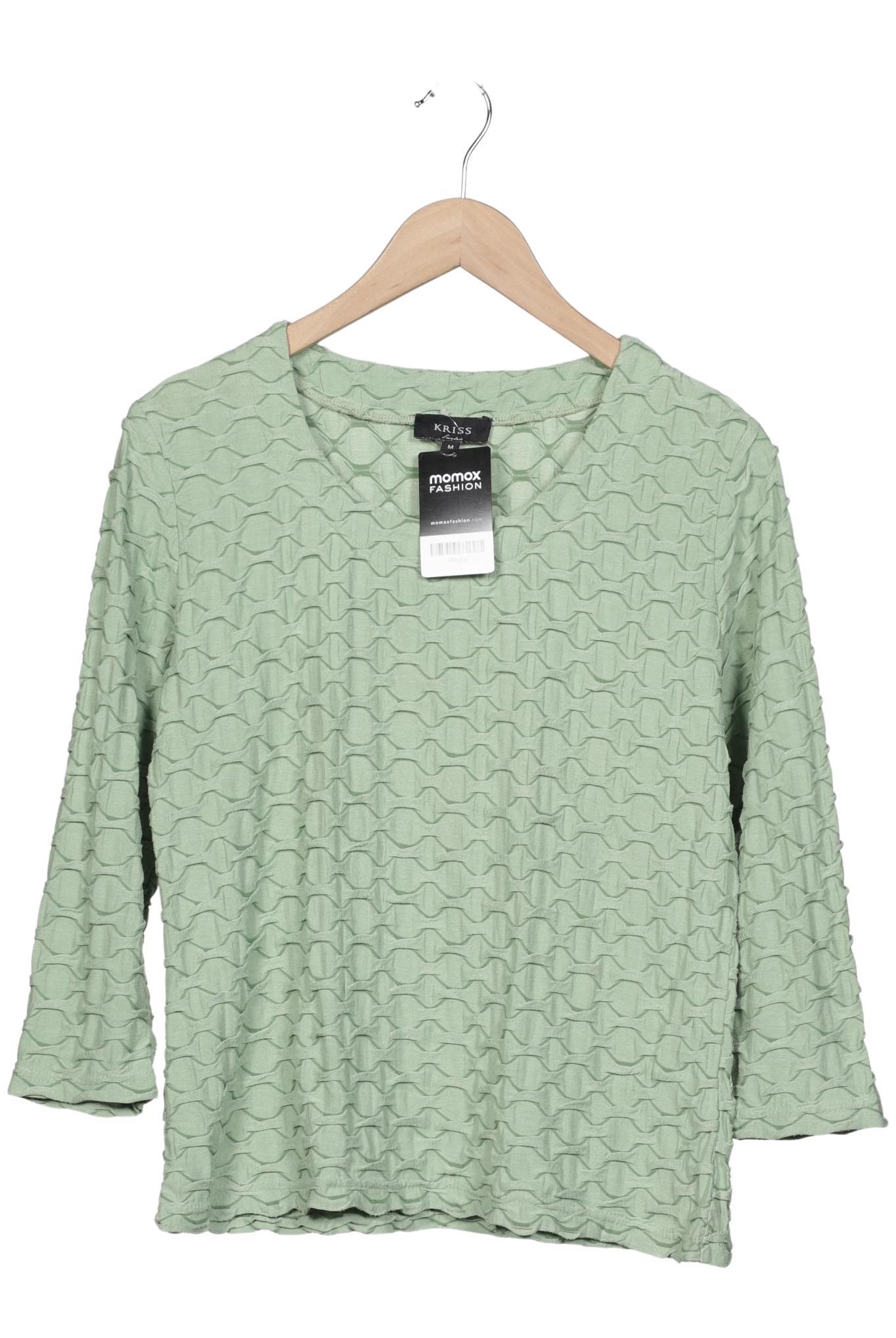 

Kriss Sweden Damen Langarmshirt, grün, Gr. 38