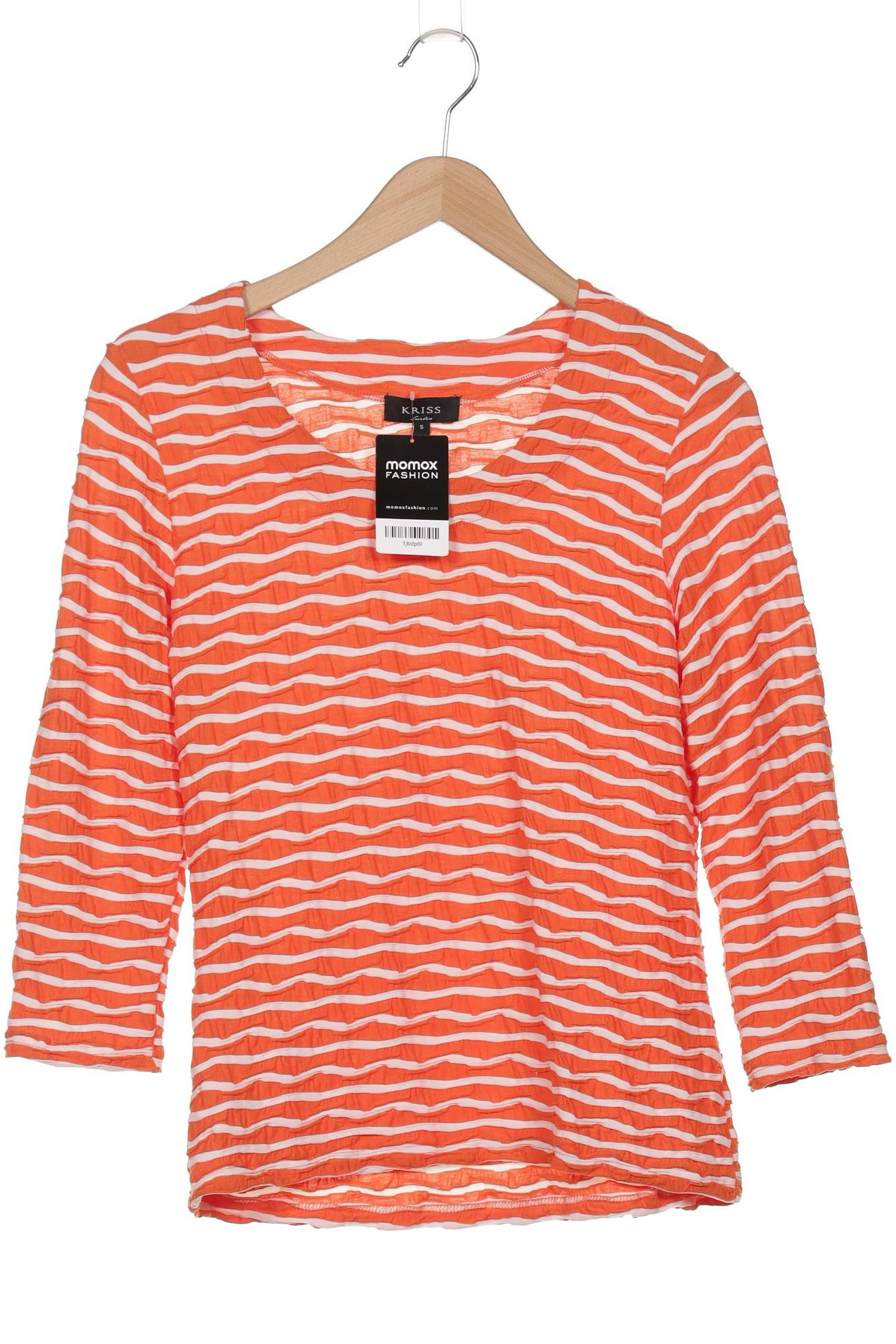 

Kriss Sweden Damen Langarmshirt, orange, Gr. 36
