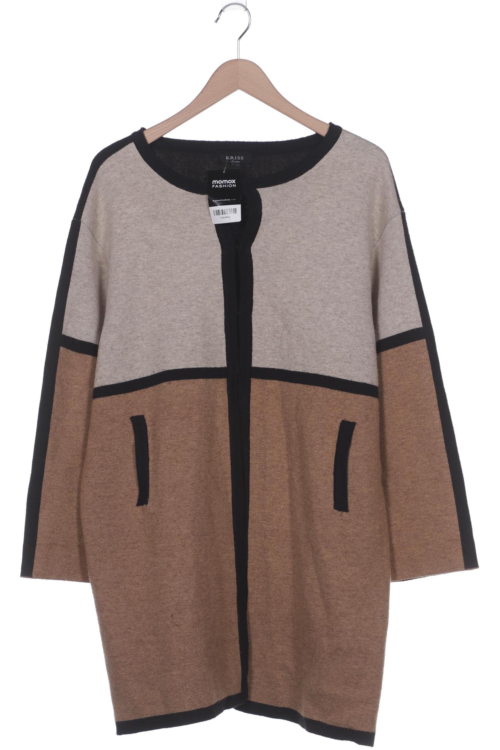 

Kriss Sweden Damen Strickjacke, beige, Gr. 52