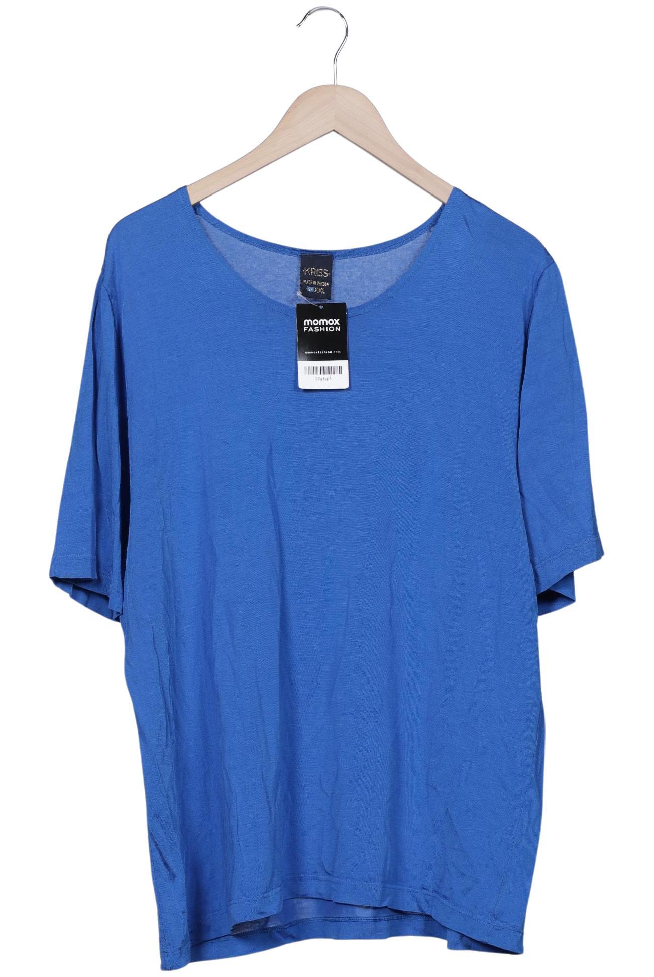 

Kriss Sweden Damen T-Shirt, blau, Gr. 46