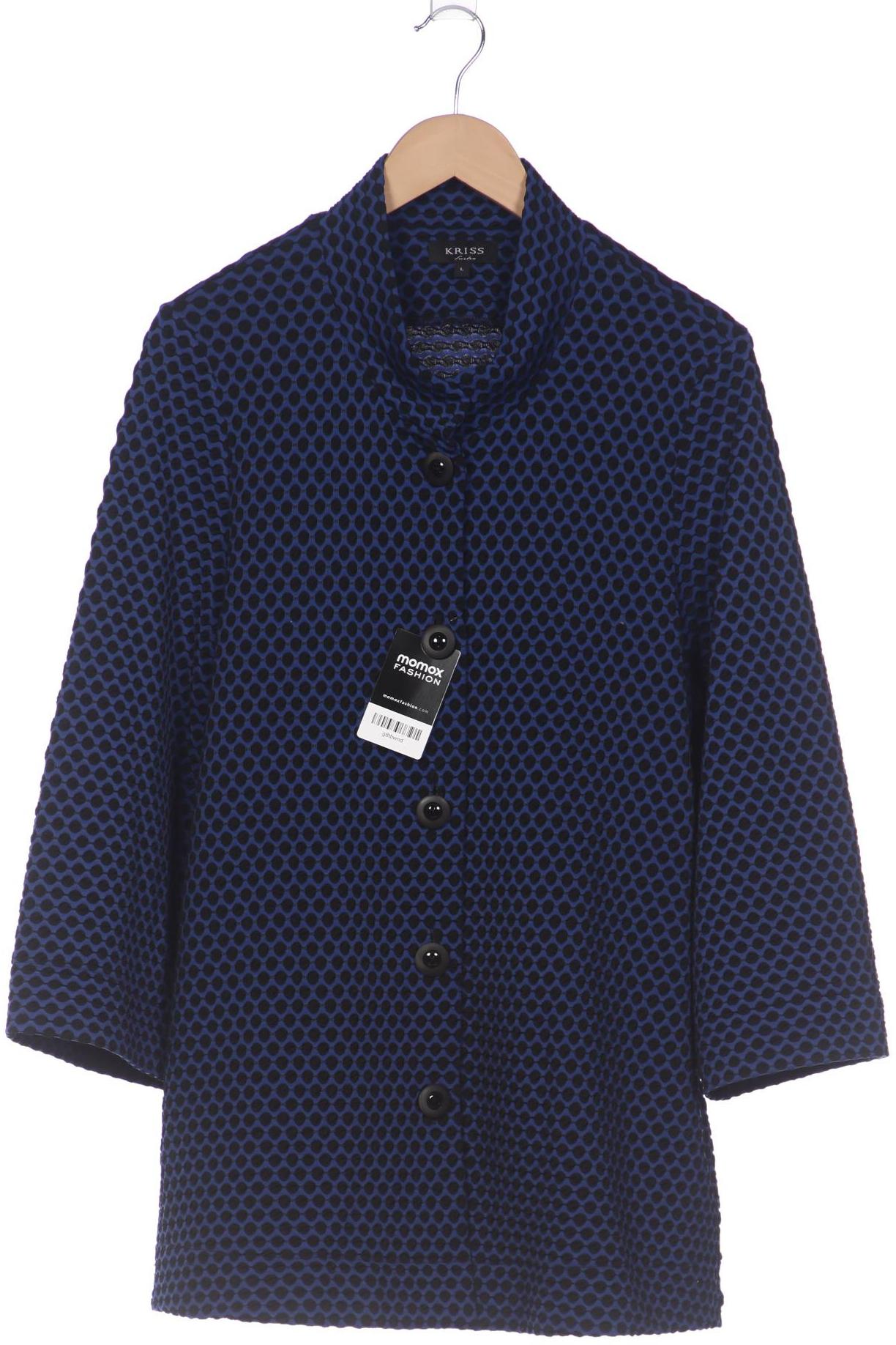 

Kriss Sweden Damen Strickjacke, blau, Gr. 42