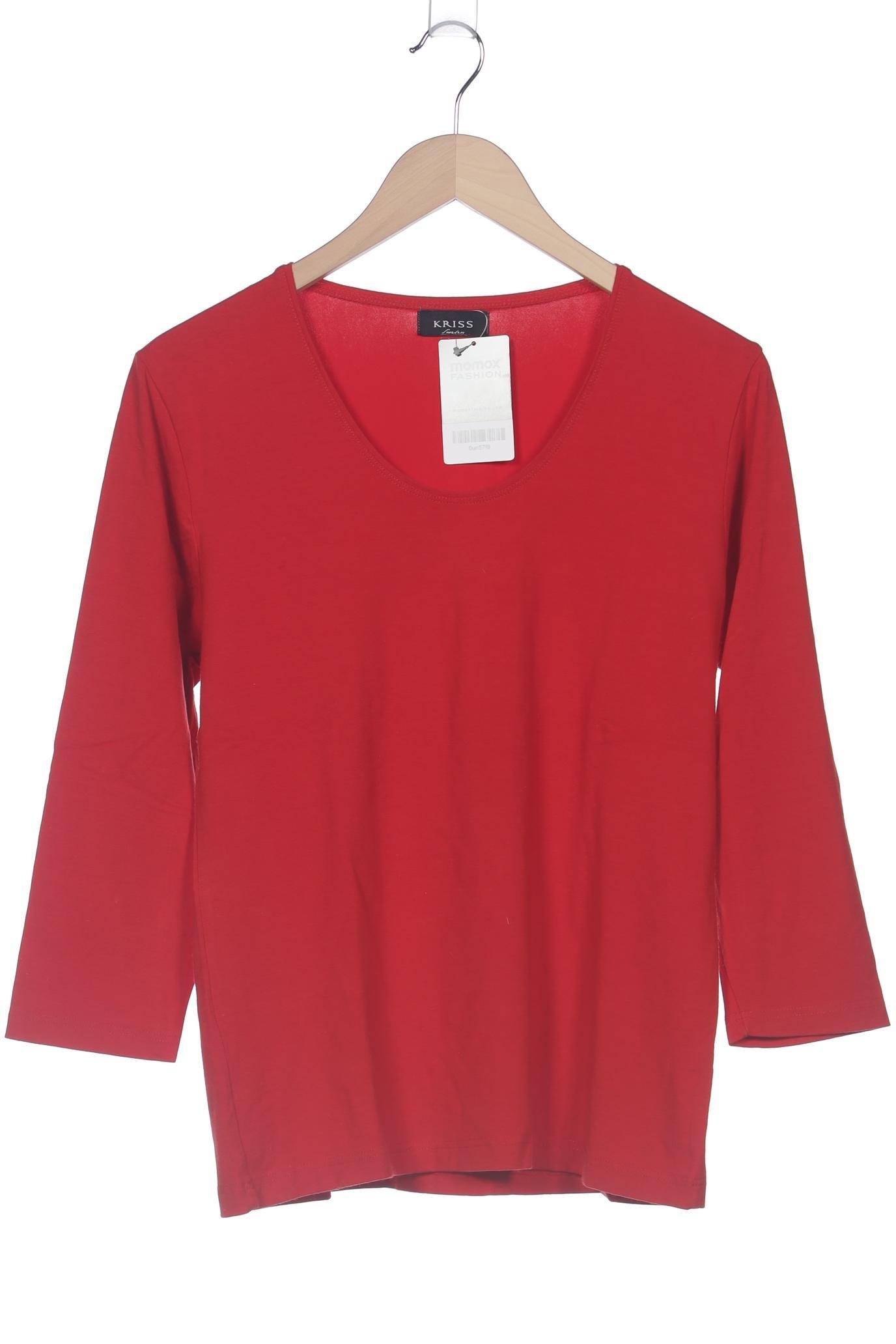 

Kriss Sweden Damen Langarmshirt, rot, Gr. 42