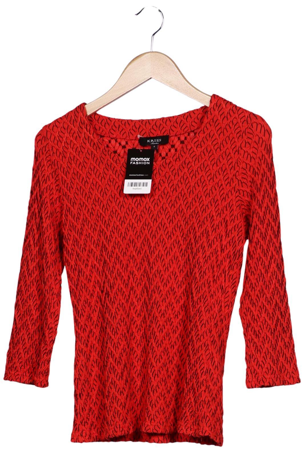 

Kriss Sweden Damen Langarmshirt, rot, Gr. 36