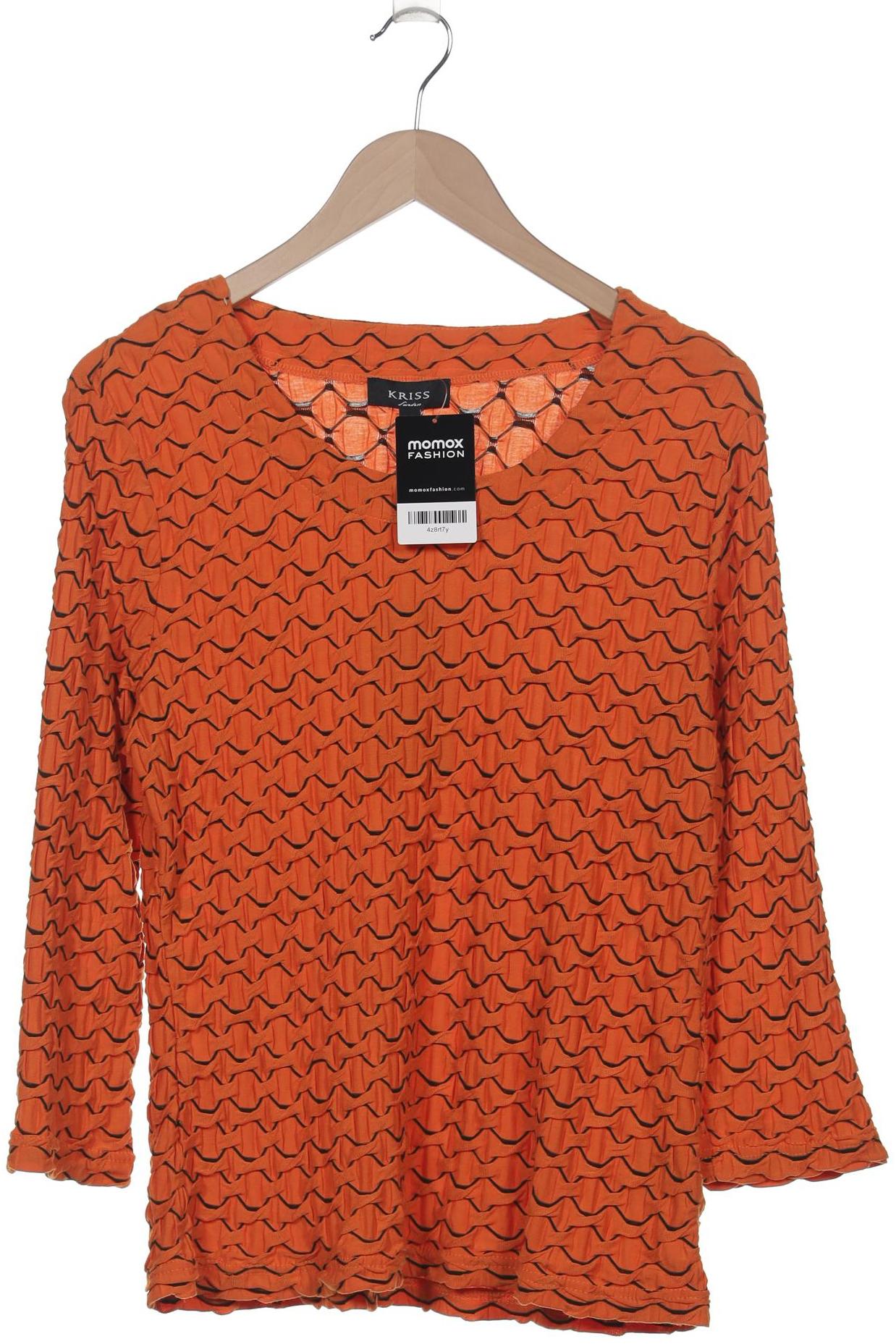 

Kriss Sweden Damen Langarmshirt, orange, Gr. 42
