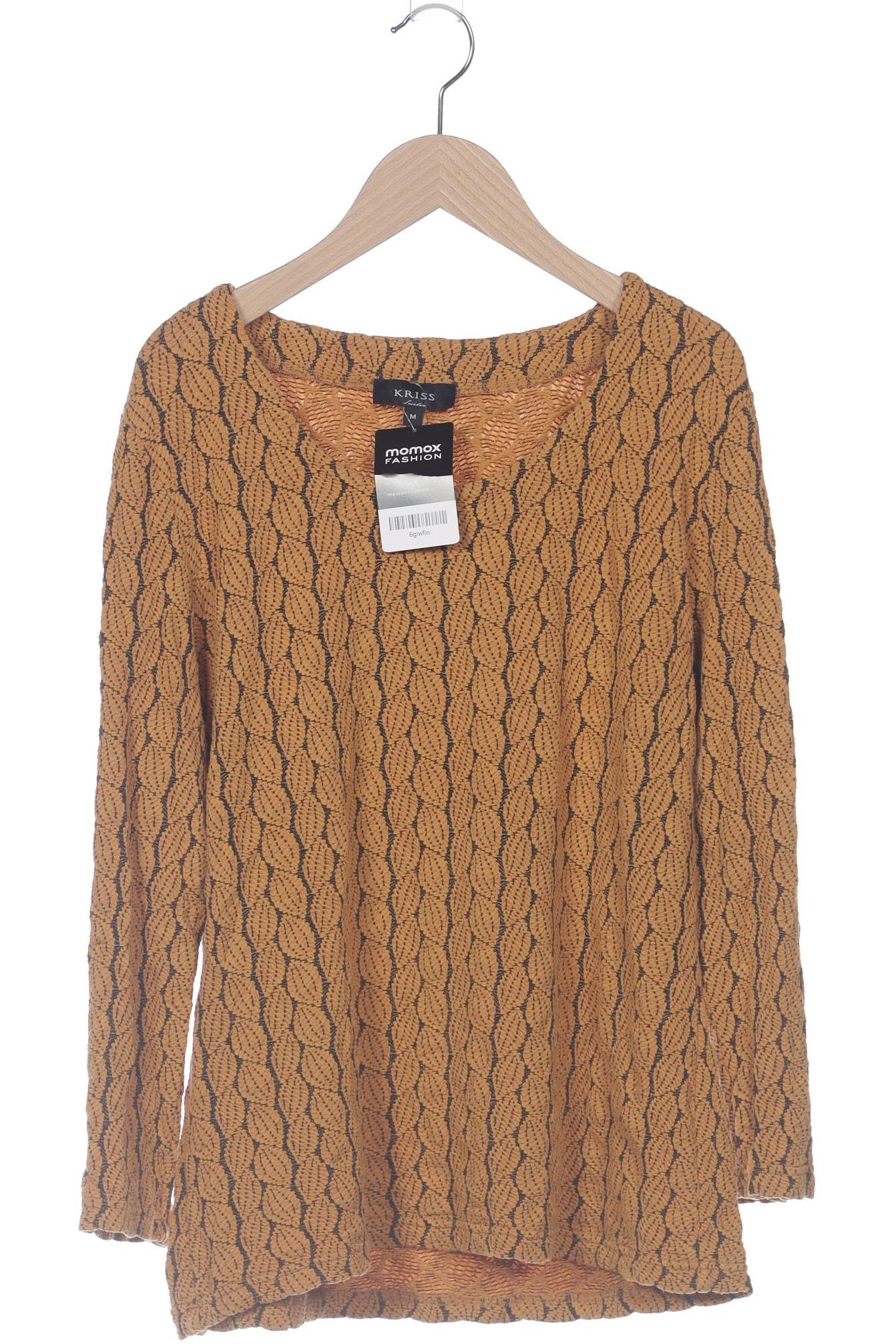 

Kriss Sweden Damen Langarmshirt, gelb, Gr. 38