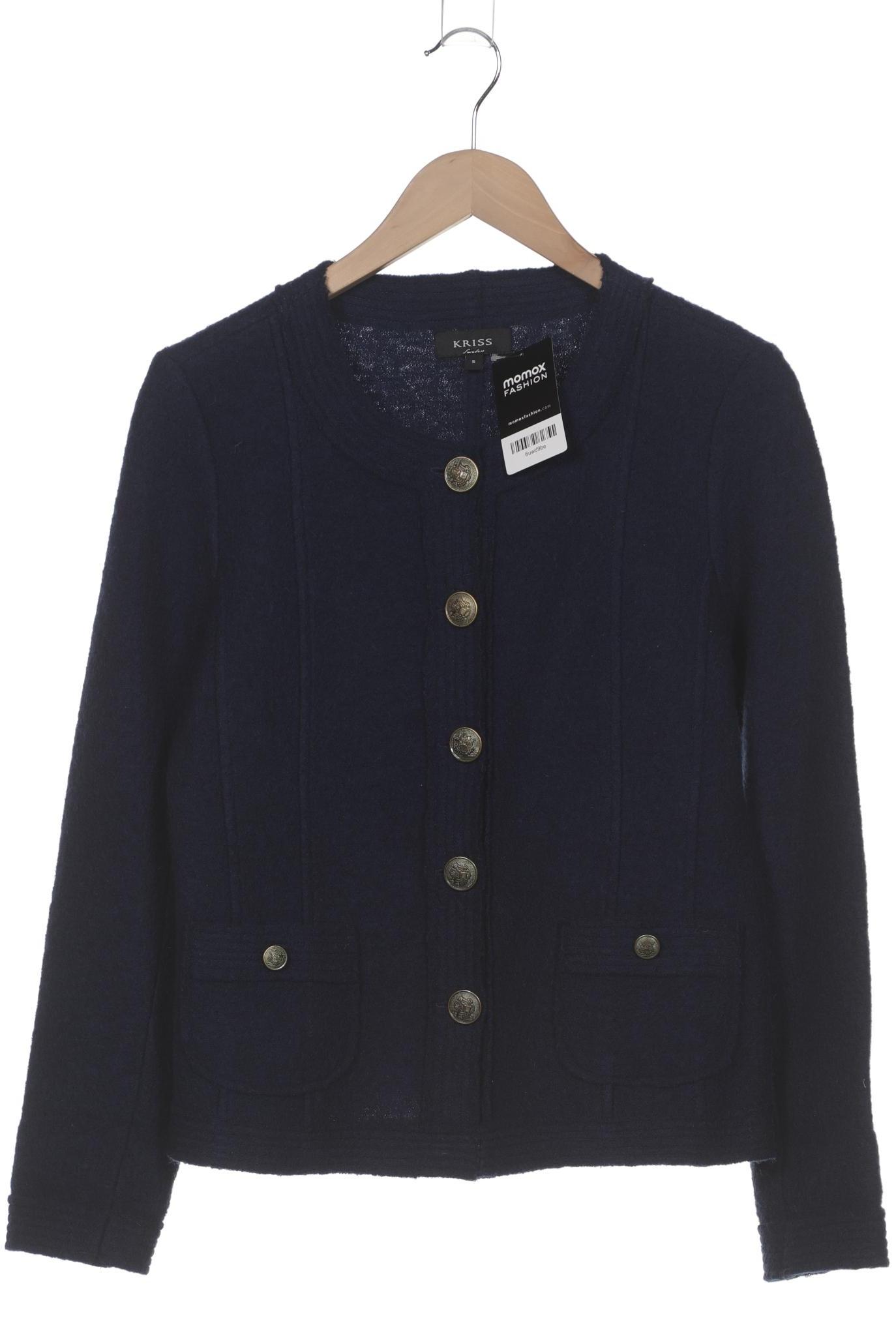 

Kriss Sweden Damen Strickjacke, marineblau, Gr. 36
