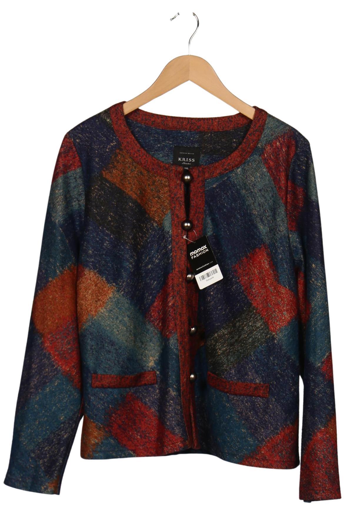 

Kriss Sweden Damen Strickjacke, mehrfarbig, Gr. 46