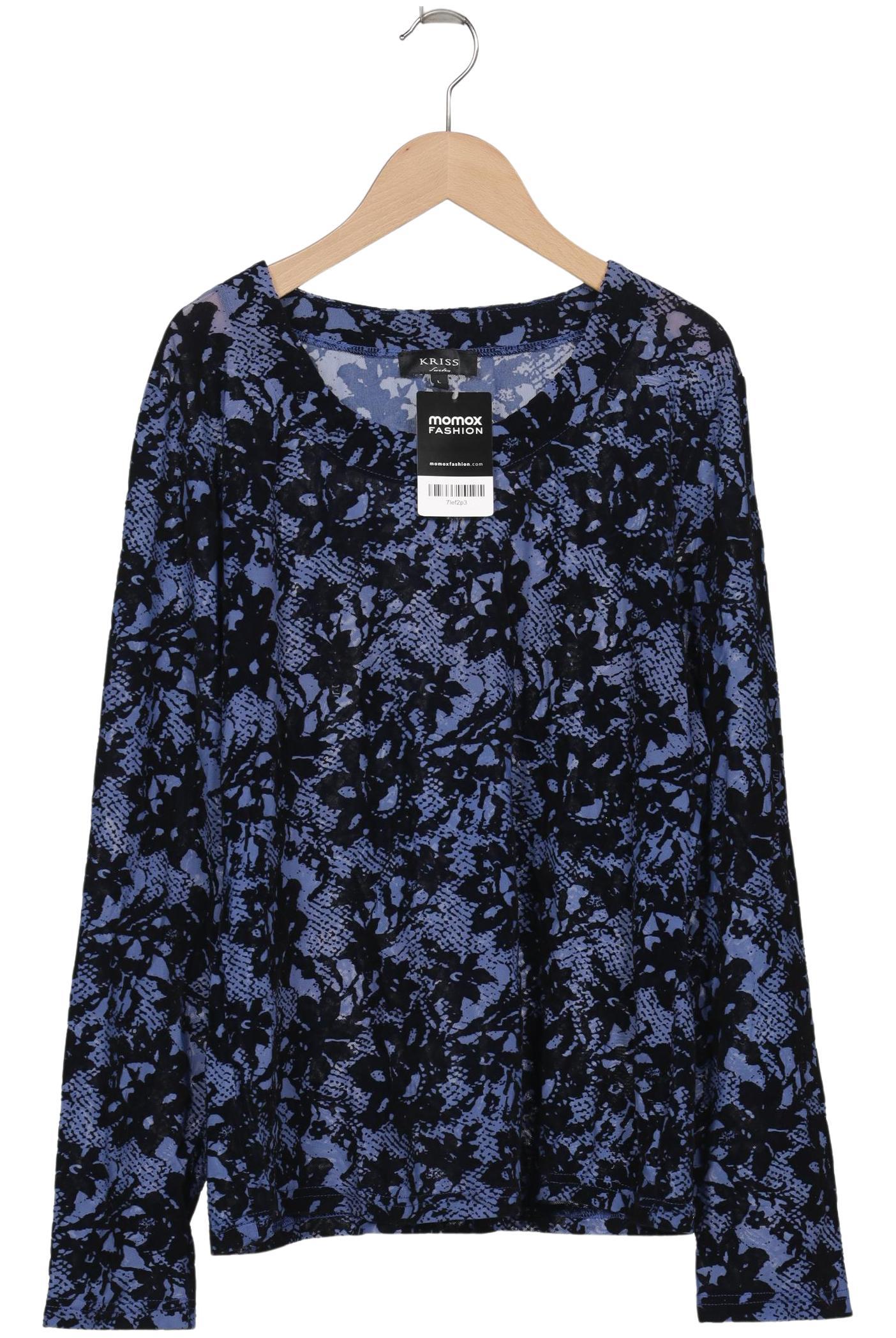 

Kriss Sweden Damen Langarmshirt, blau, Gr. 42