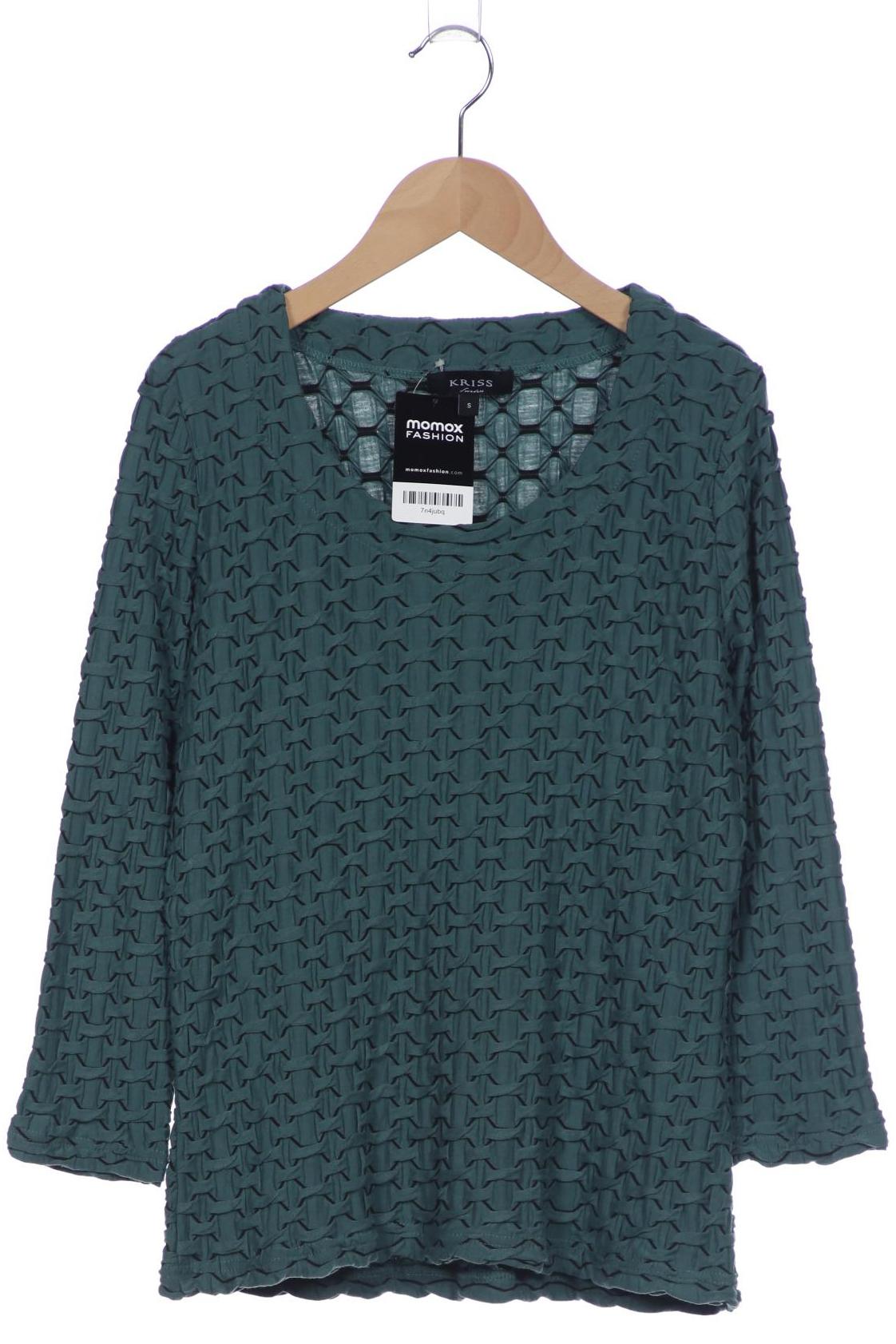 

Kriss Sweden Damen Langarmshirt, türkis, Gr. 36