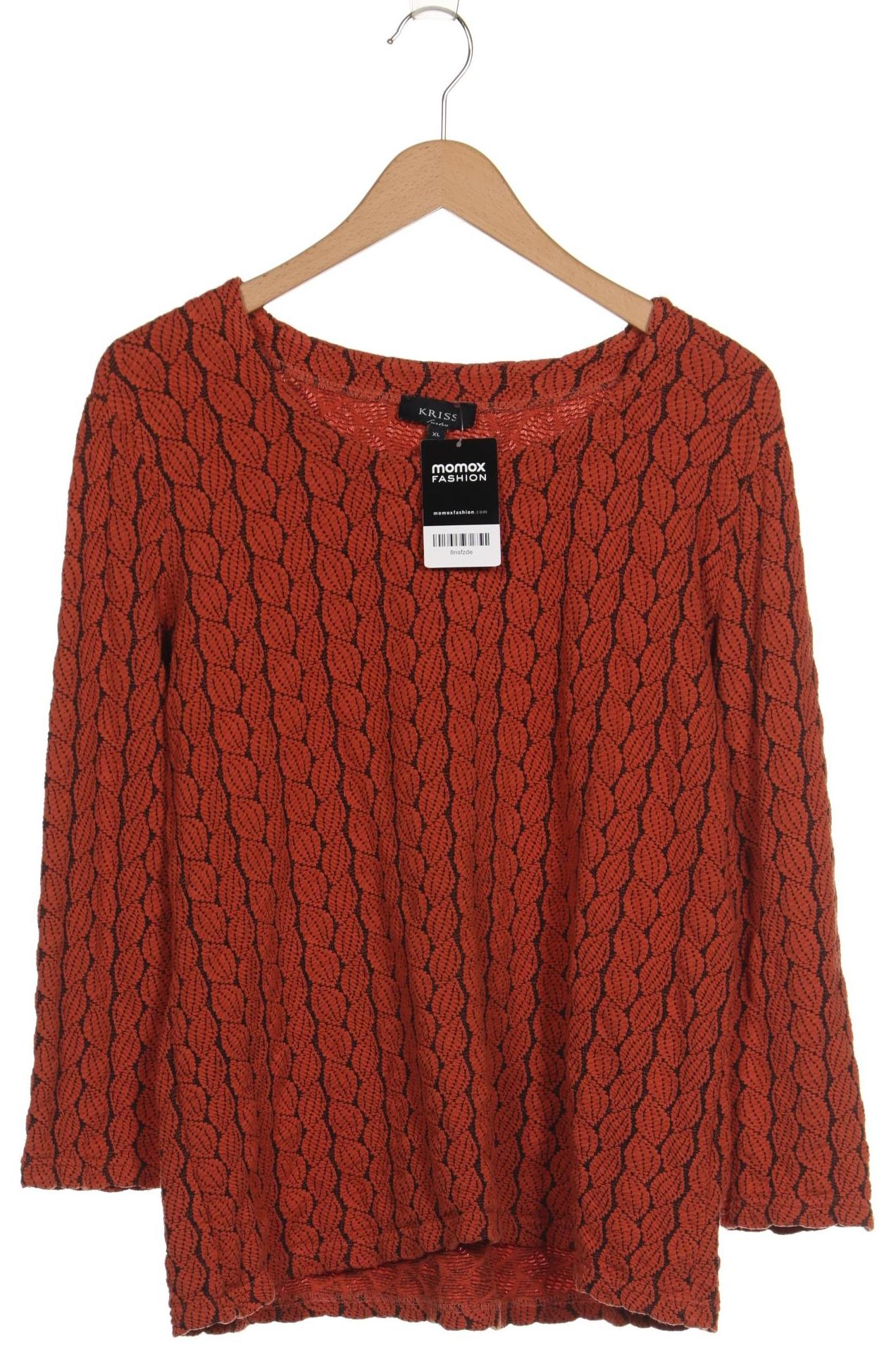 

Kriss Sweden Damen Langarmshirt, orange, Gr. 44
